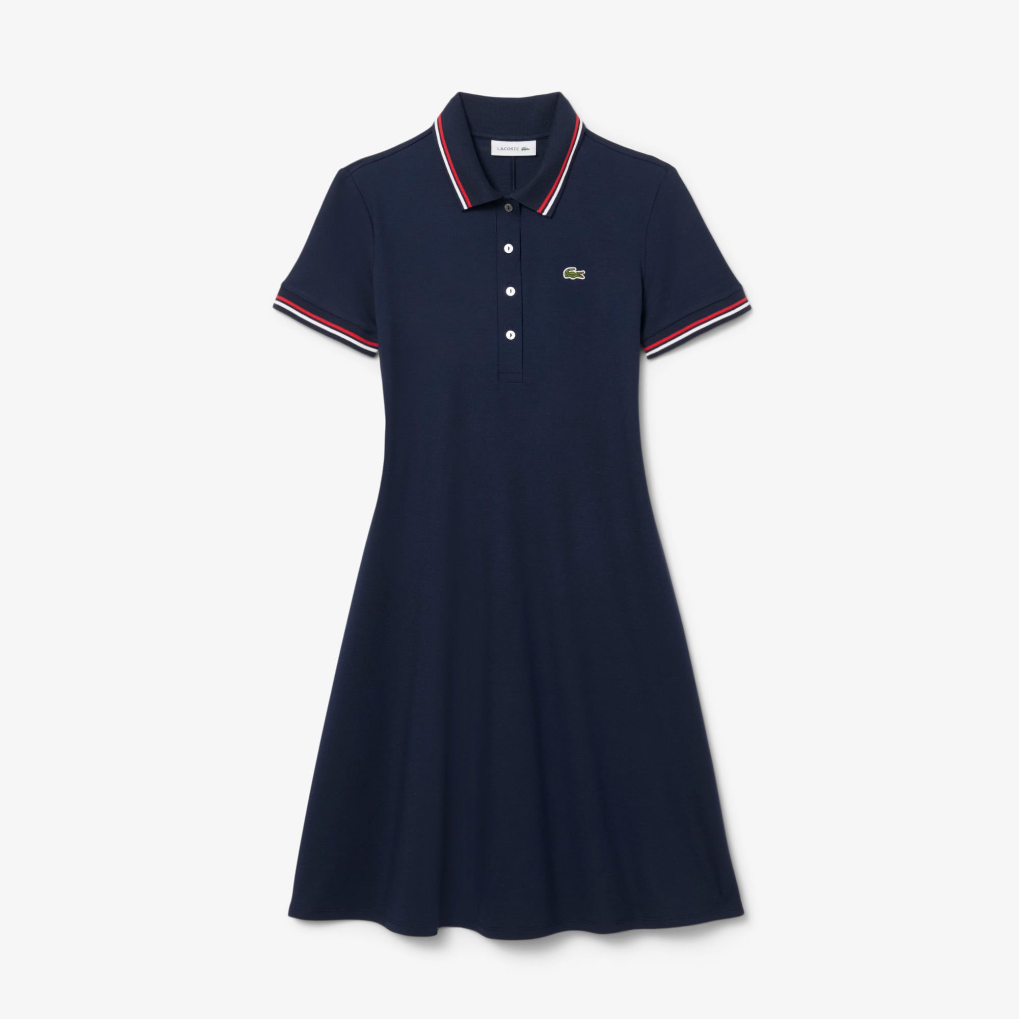 Đầm Polo Lacoste Nữ Xòe Chất Liệu Co Giãn