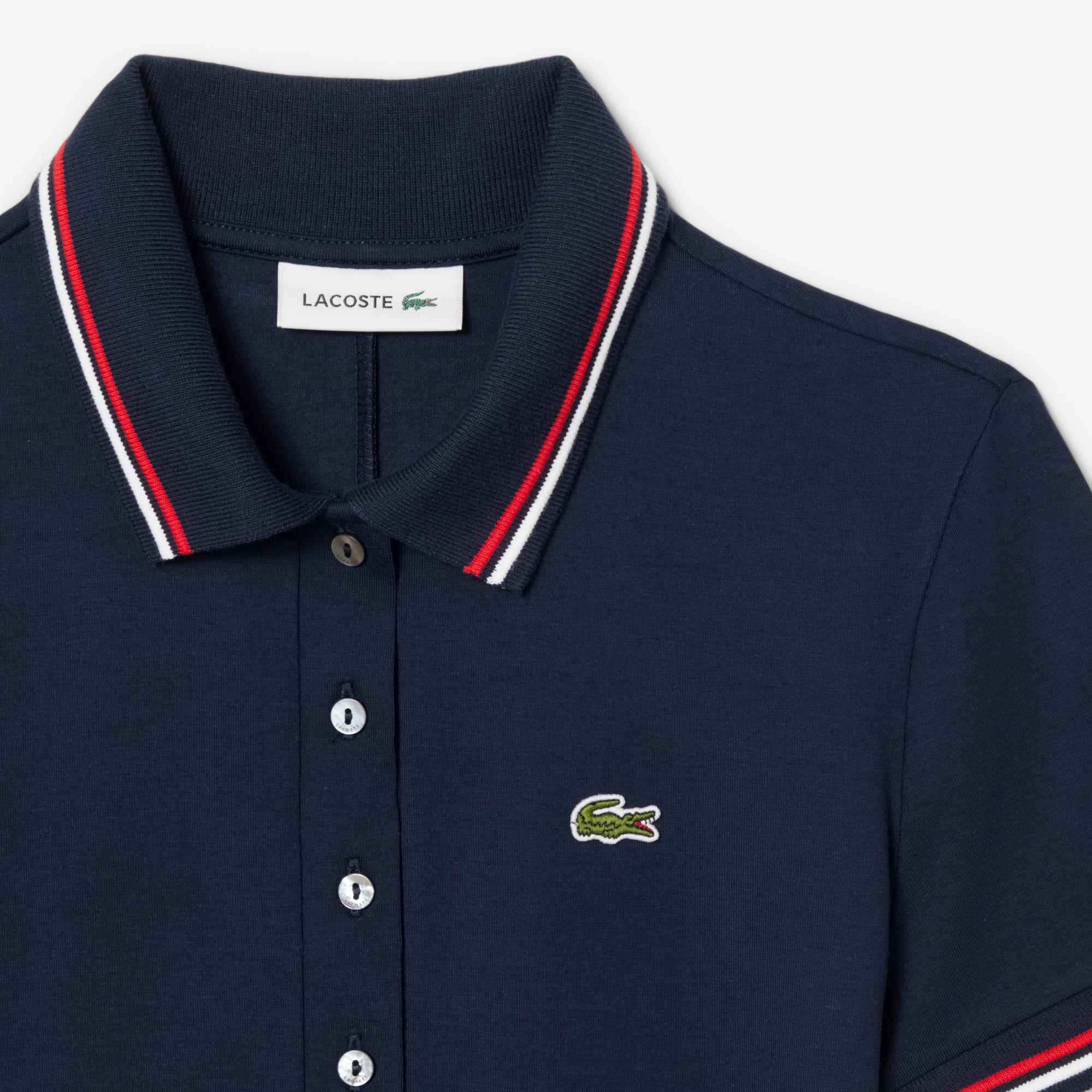 Đầm Polo Lacoste Nữ Xòe Chất Liệu Co Giãn