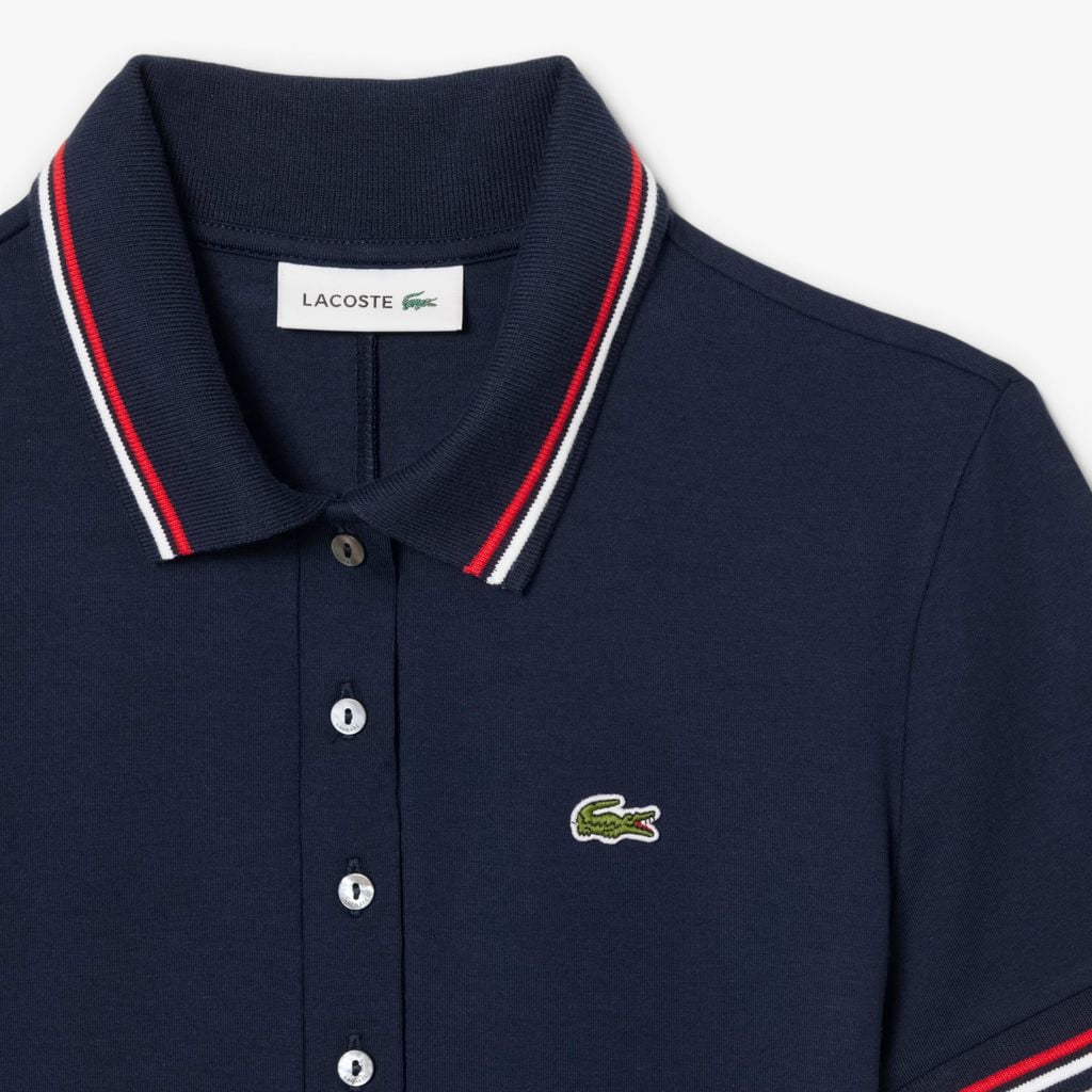 Đầm Polo Lacoste Nữ Xòe Chất Liệu Co Giãn