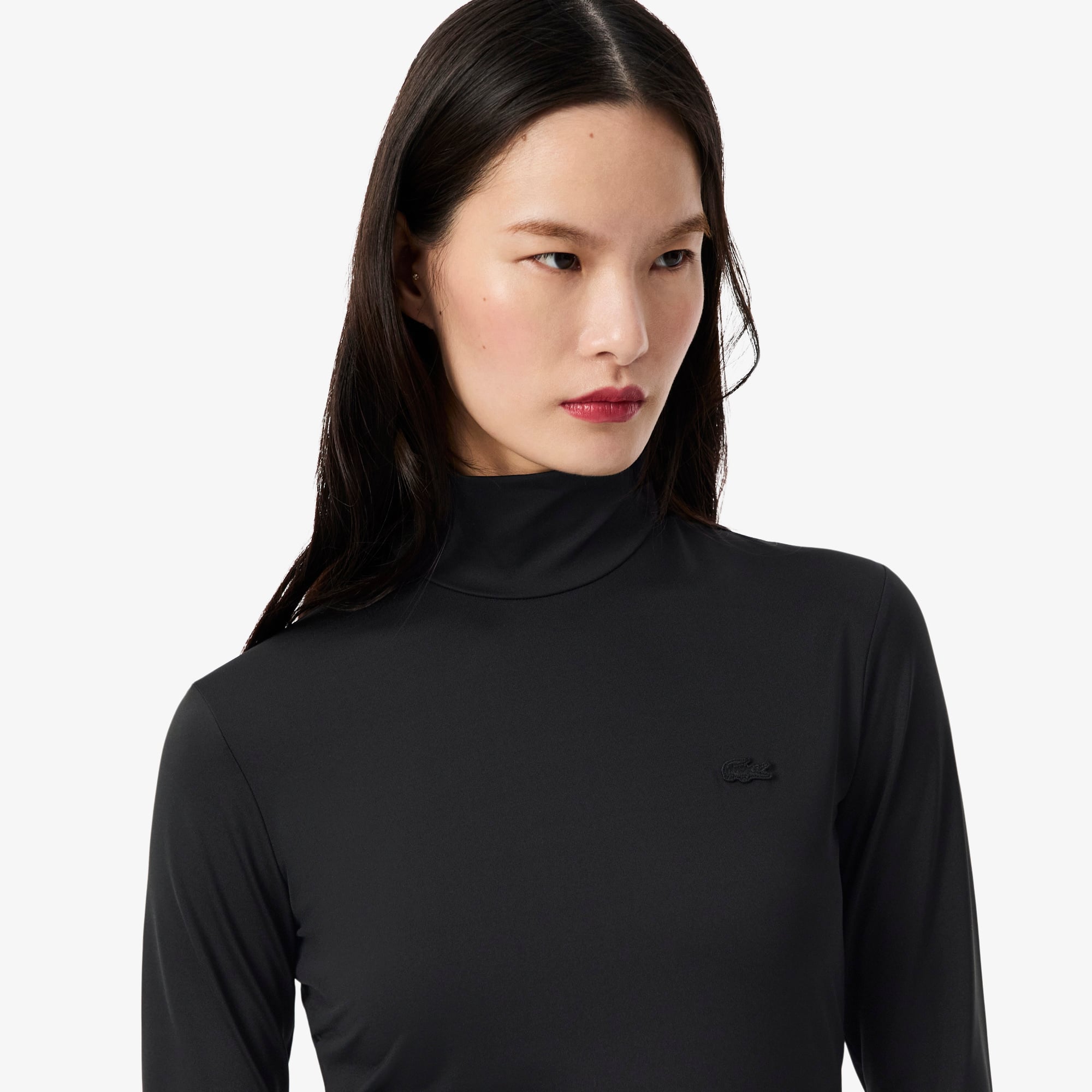 Đầm Lacoste Nữ Ôm Dáng Cổ Cao