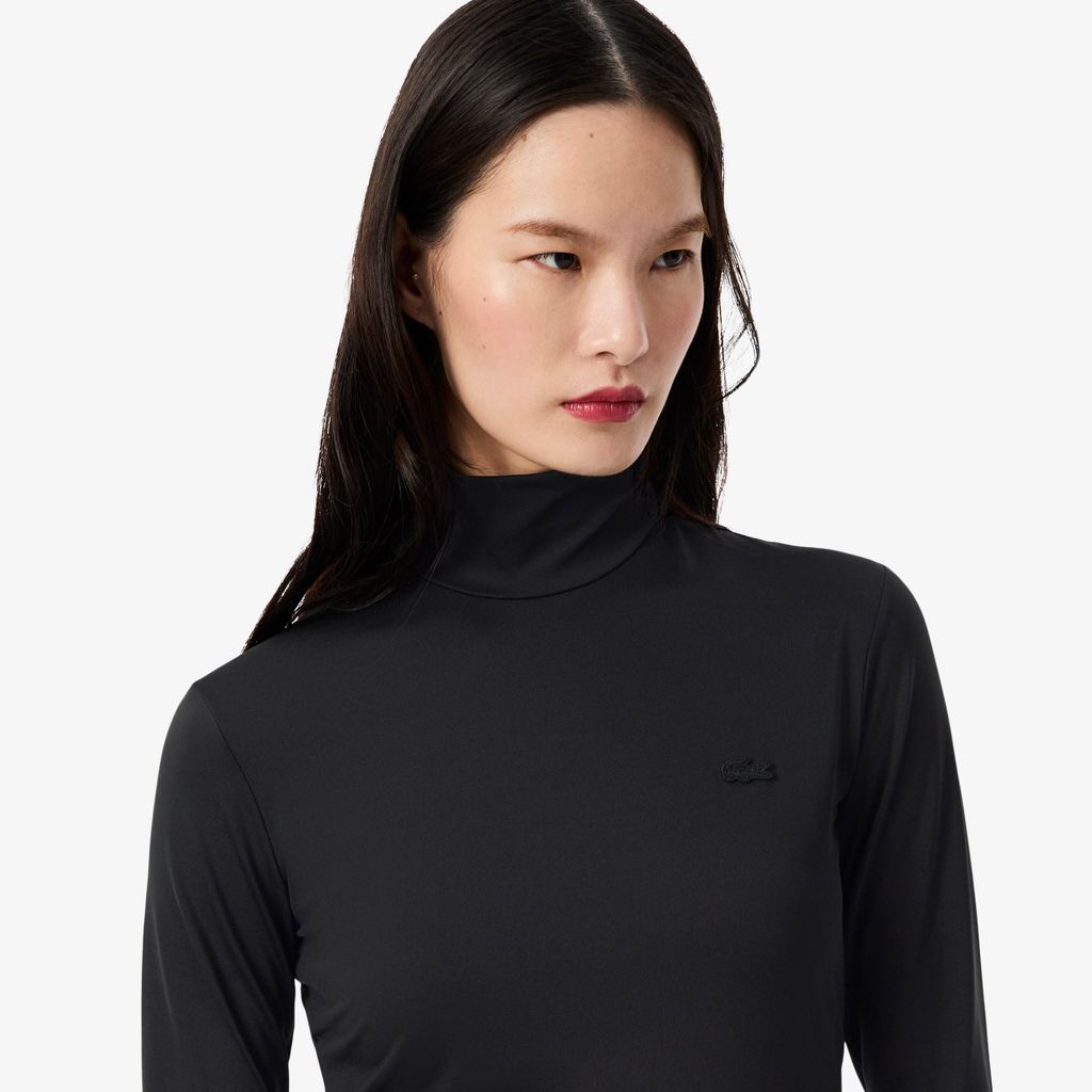 Đầm Lacoste Nữ Ôm Dáng Cổ Cao