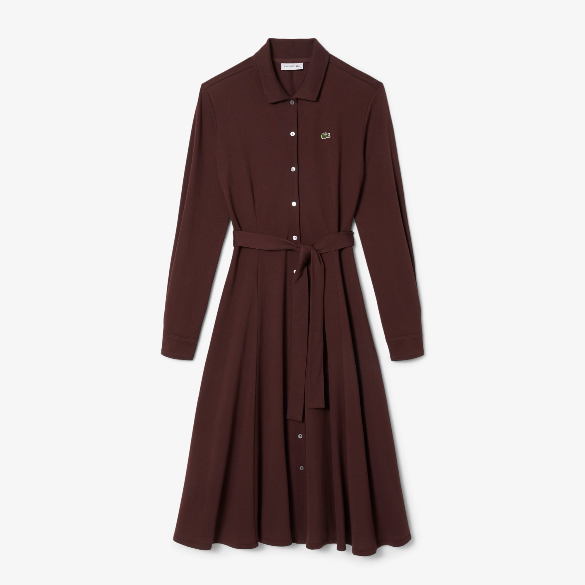 Đầm Lacoste Nữ Petit Piqué Có Thắt Lưng