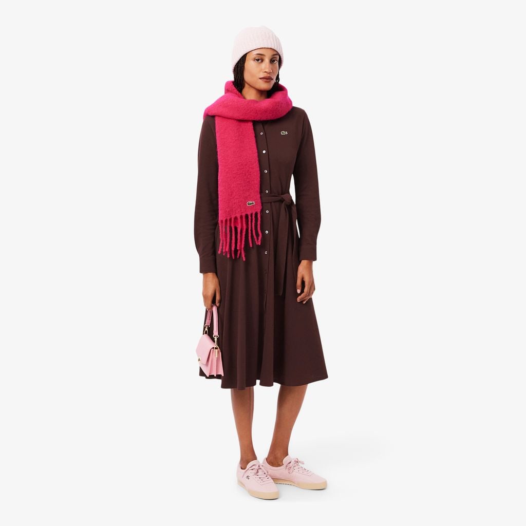 Đầm Lacoste Nữ Petit Piqué Có Thắt Lưng