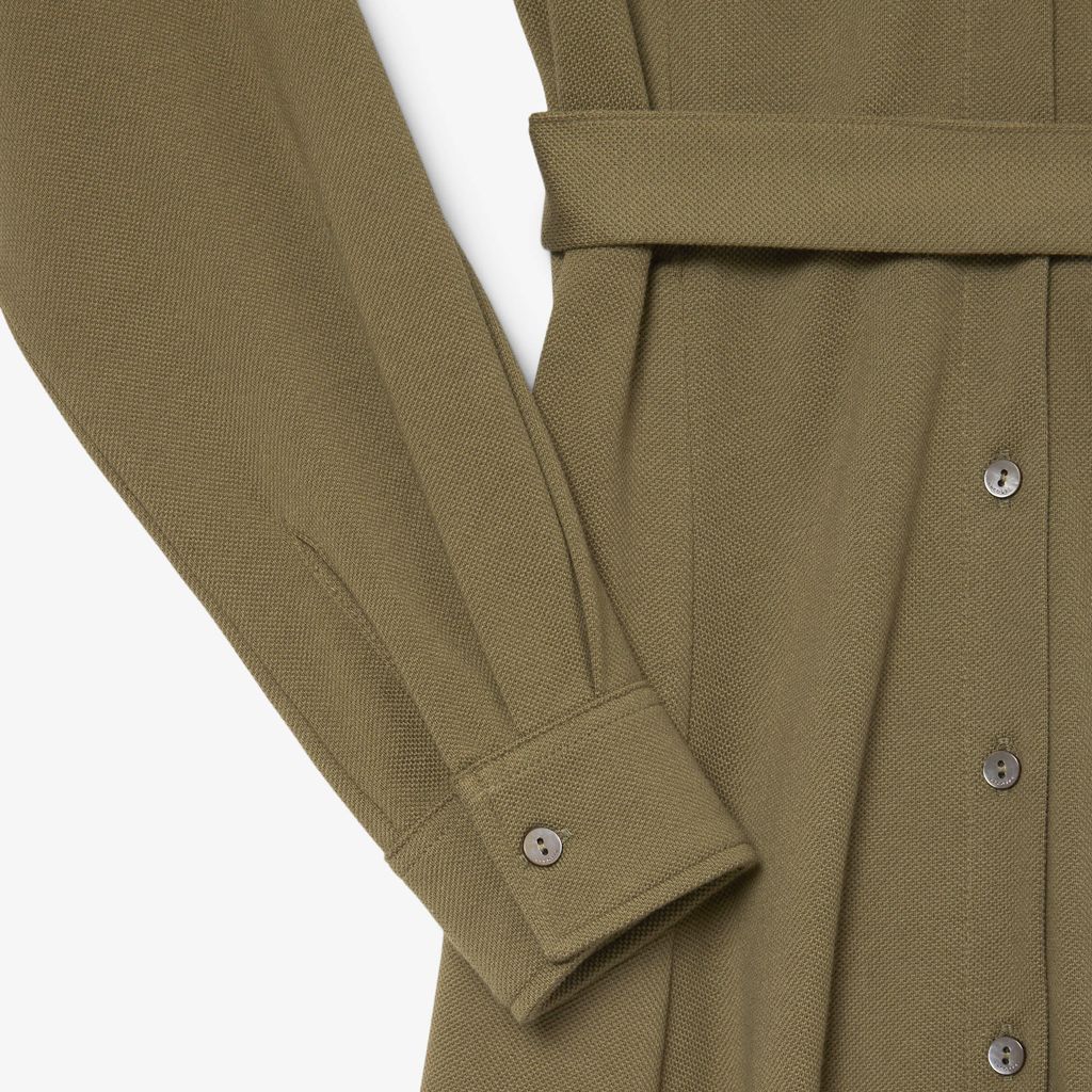 Đầm Lacoste Nữ Petit Piqué Có Thắt Lưng