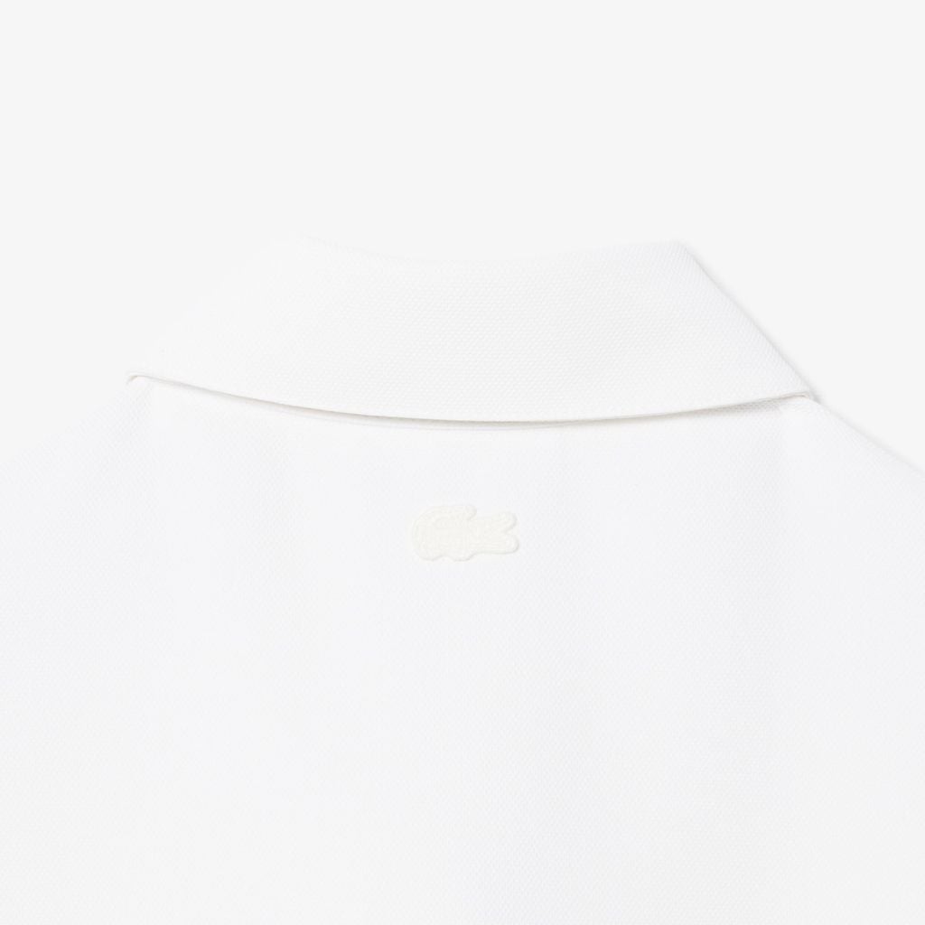 Đầm Lacoste Nữ Dáng Dài Xếp Ly Họa Tiết Dệt Jacquard