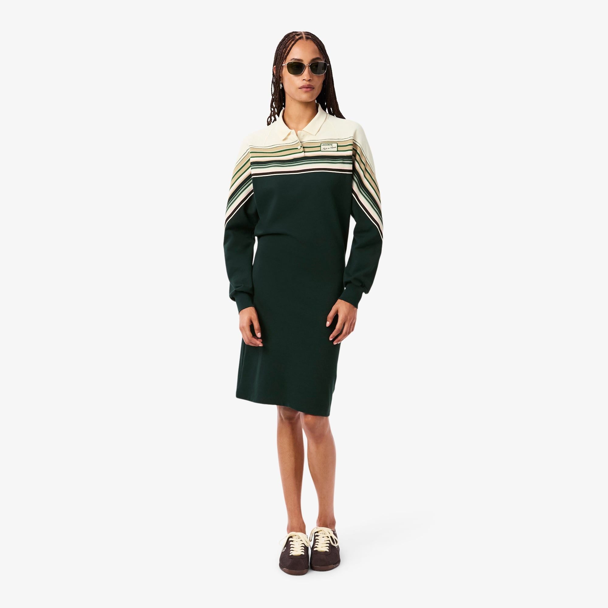 Đầm Lacoste Nữ Piqué Ôm Dáng Sản Xuất Tại Pháp