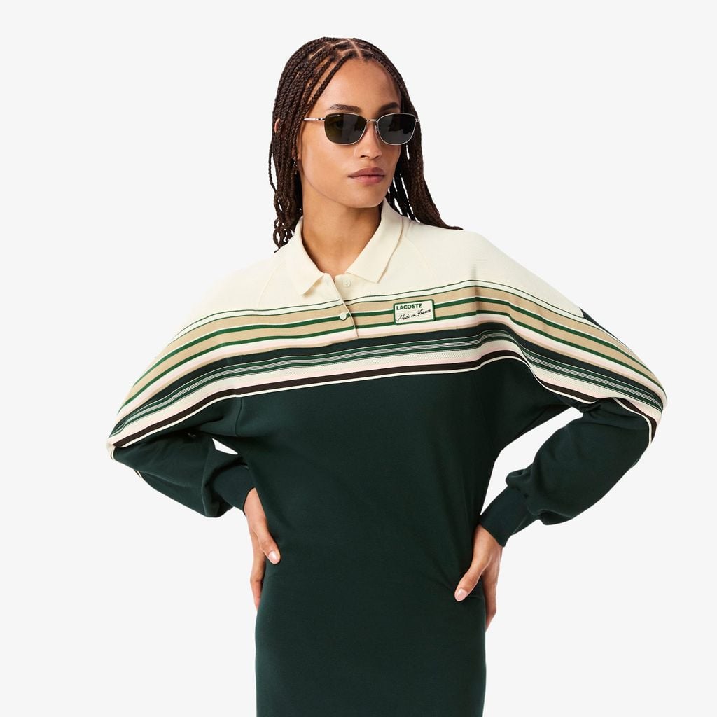 Đầm Lacoste Nữ Piqué Ôm Dáng Sản Xuất Tại Pháp