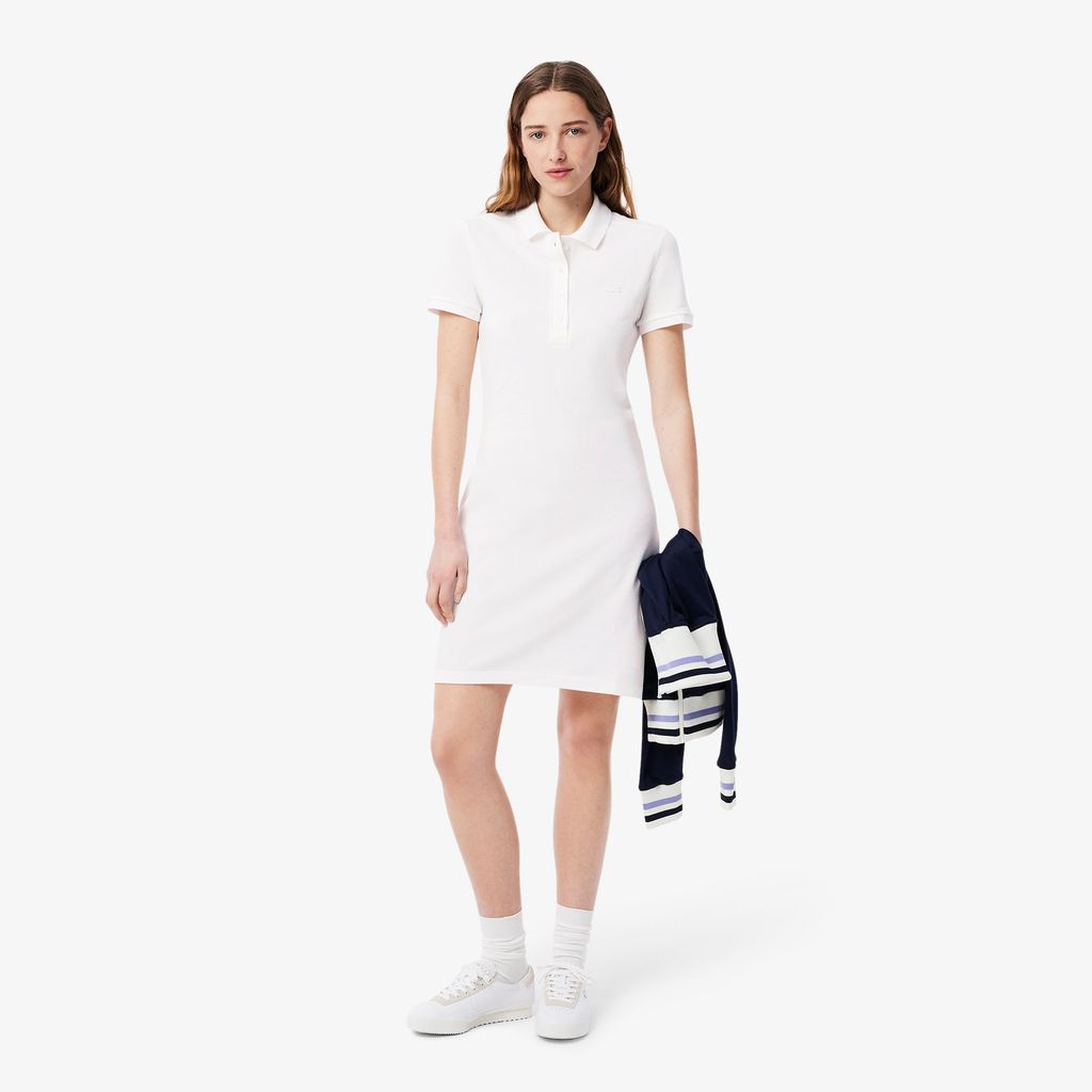Đầm Polo Lacoste Nữ Piqué Ôm Dáng Co Dãn