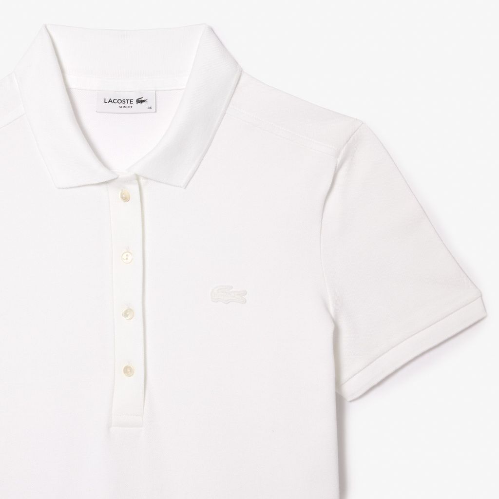 Đầm Polo Lacoste Nữ Piqué Ôm Dáng Co Dãn