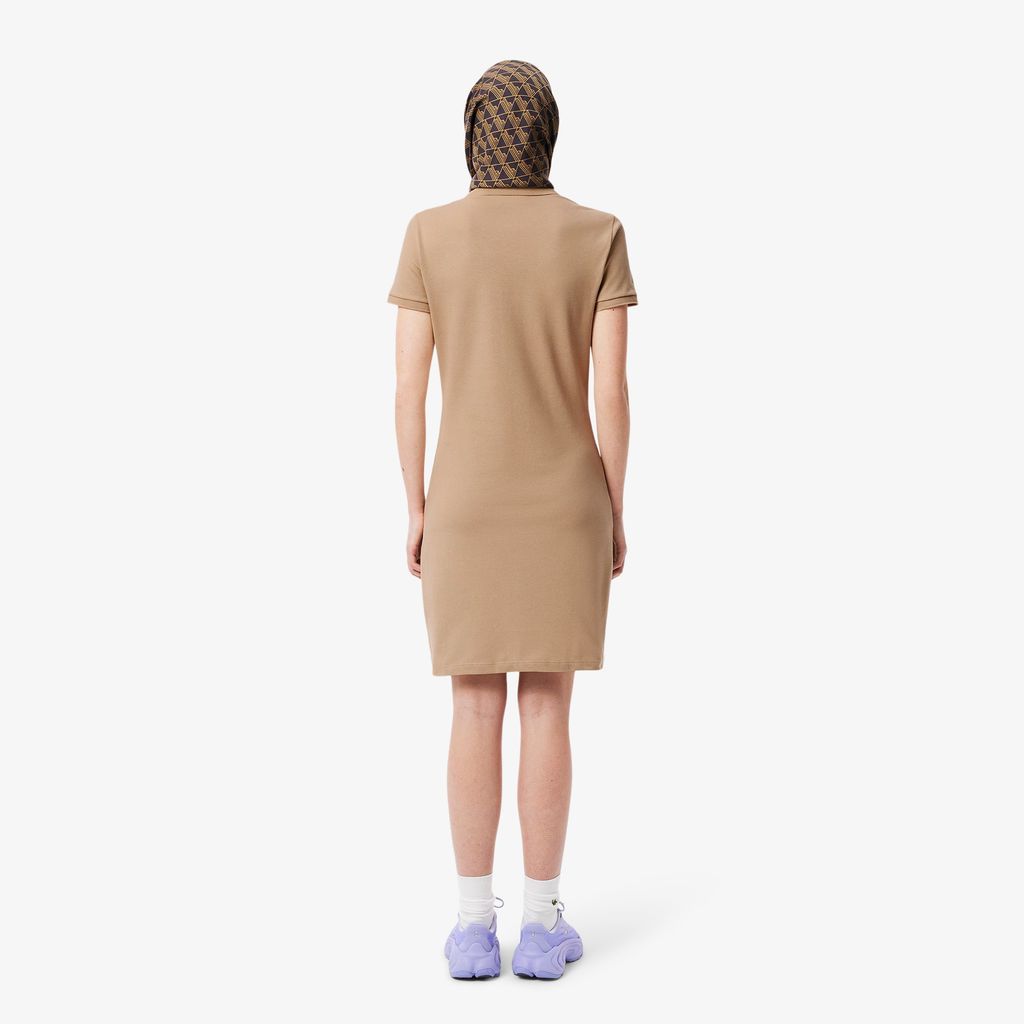 Đầm Polo Lacoste Nữ Piqué Ôm Dáng Co Dãn