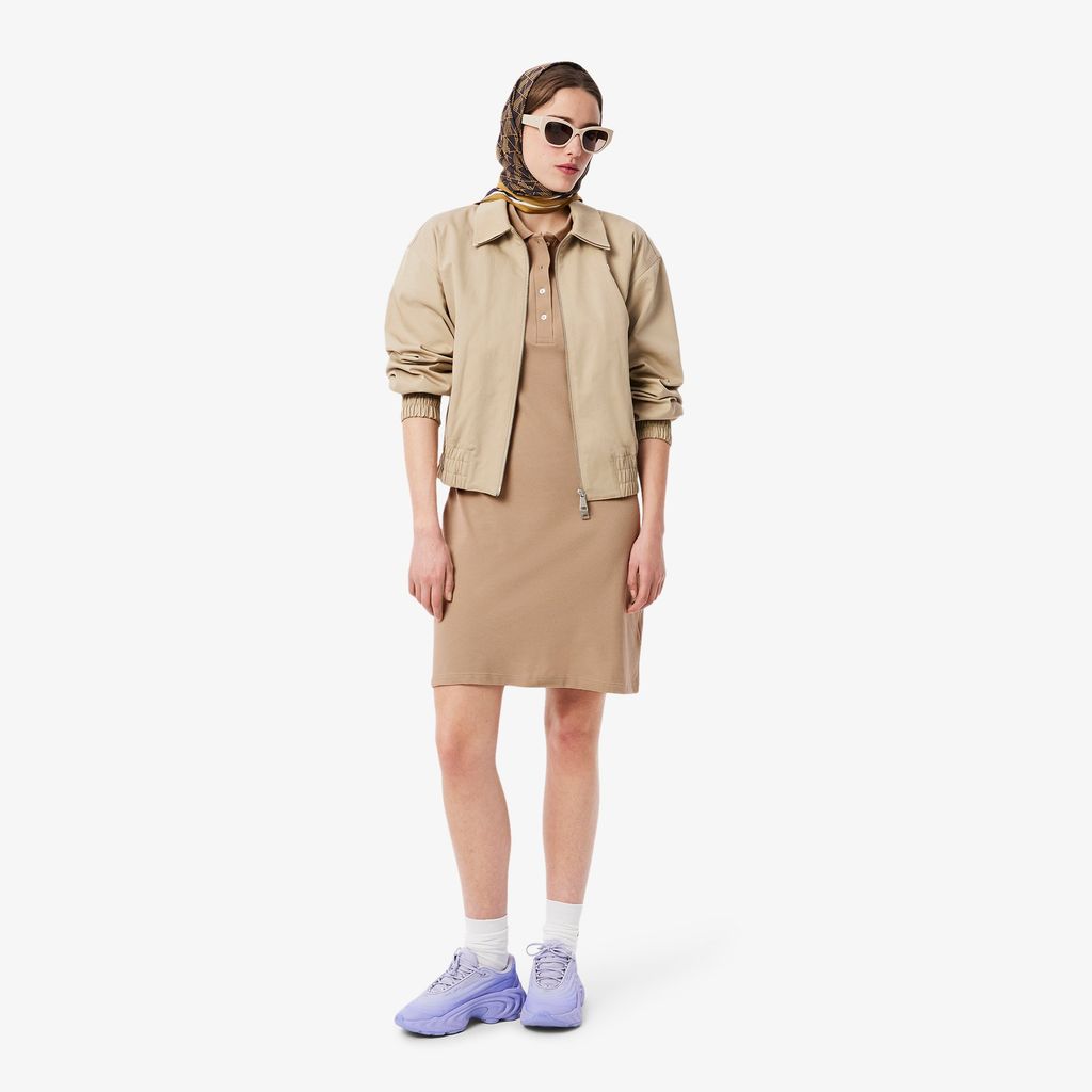 Đầm Polo Lacoste Nữ Piqué Ôm Dáng Co Dãn