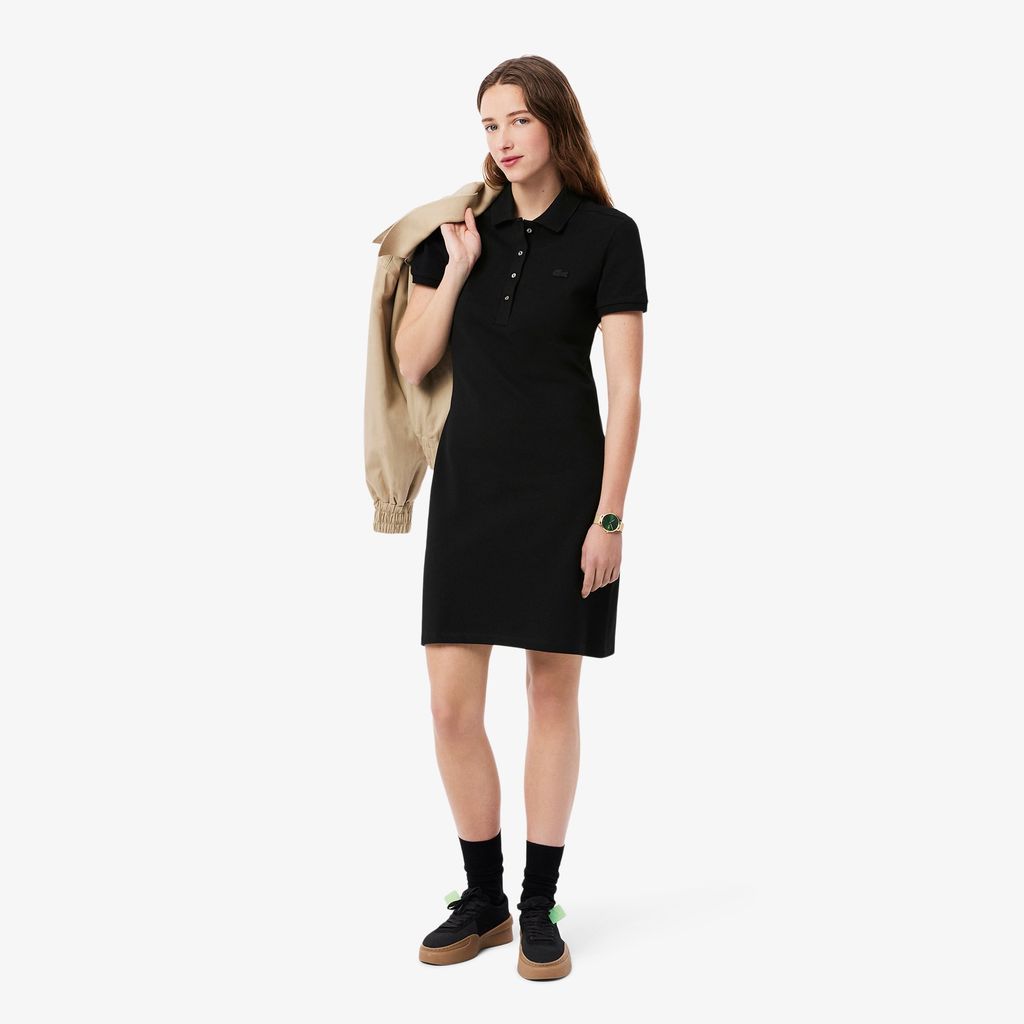 Đầm Polo Lacoste Nữ Piqué Ôm Dáng Co Dãn