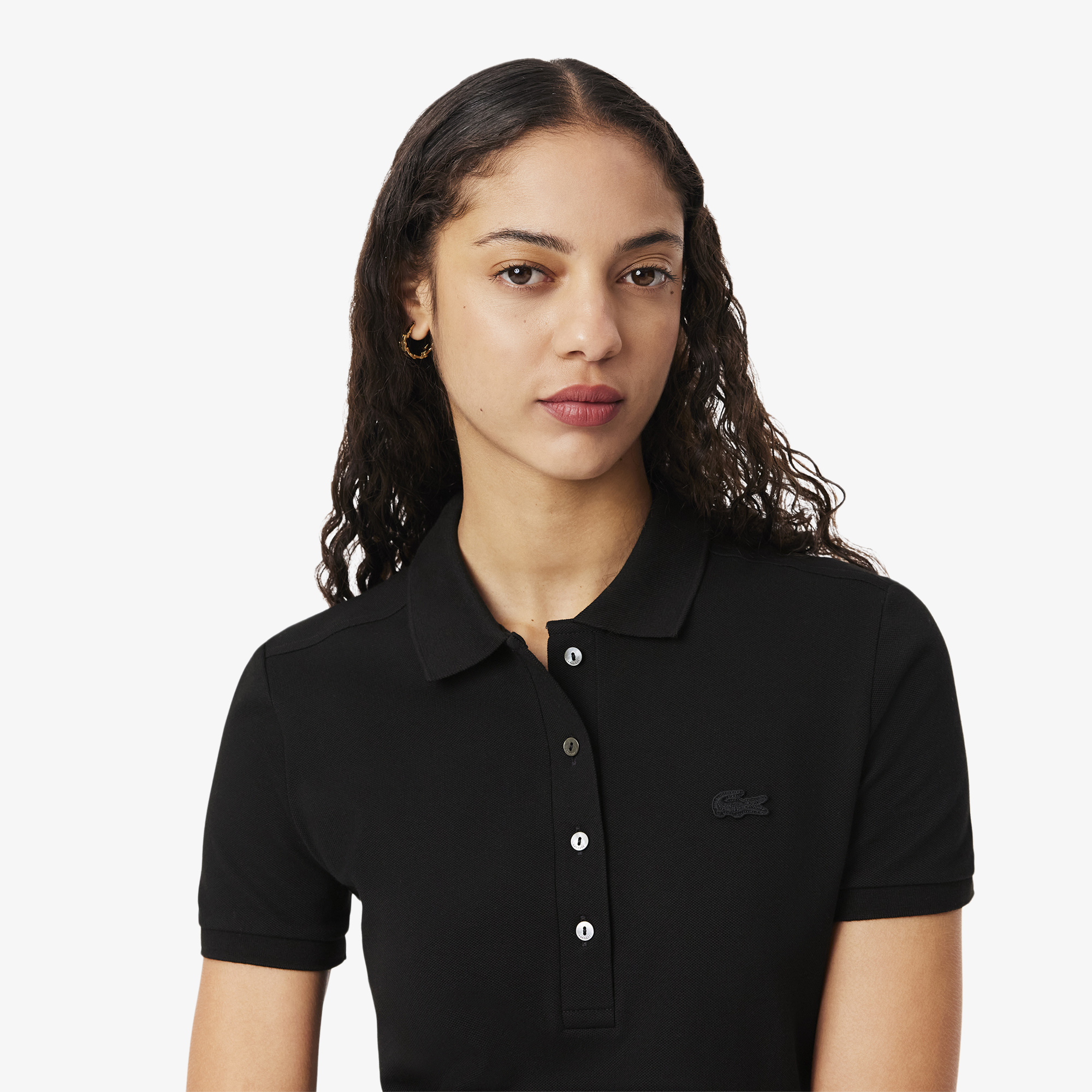 Đầm Polo Lacoste Nữ Piqué Ôm Dáng Co Dãn