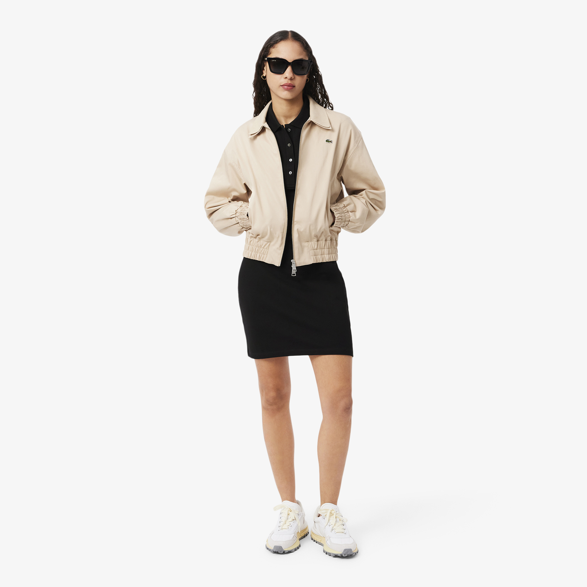 Đầm Polo Lacoste Nữ Piqué Ôm Dáng Co Dãn