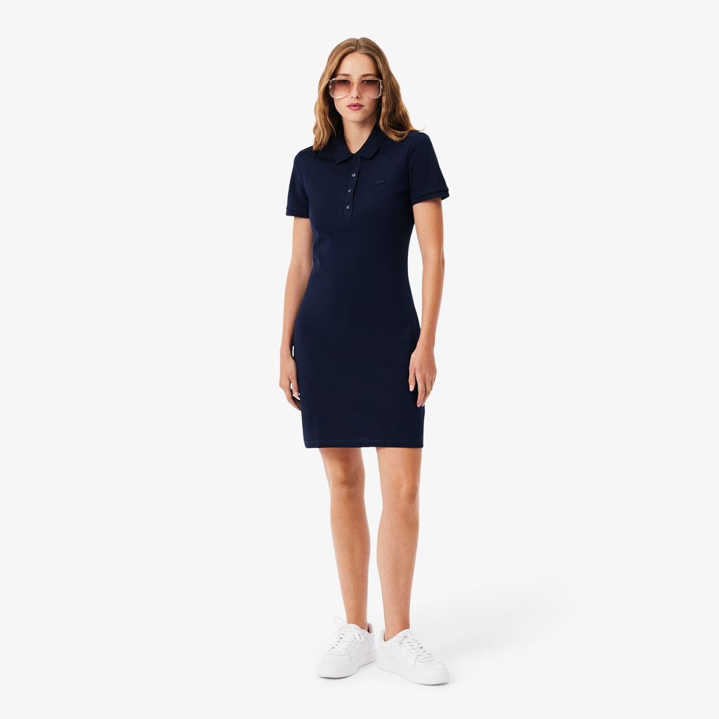 Đầm Polo Lacoste Nữ Piqué Ôm Dáng Co Dãn