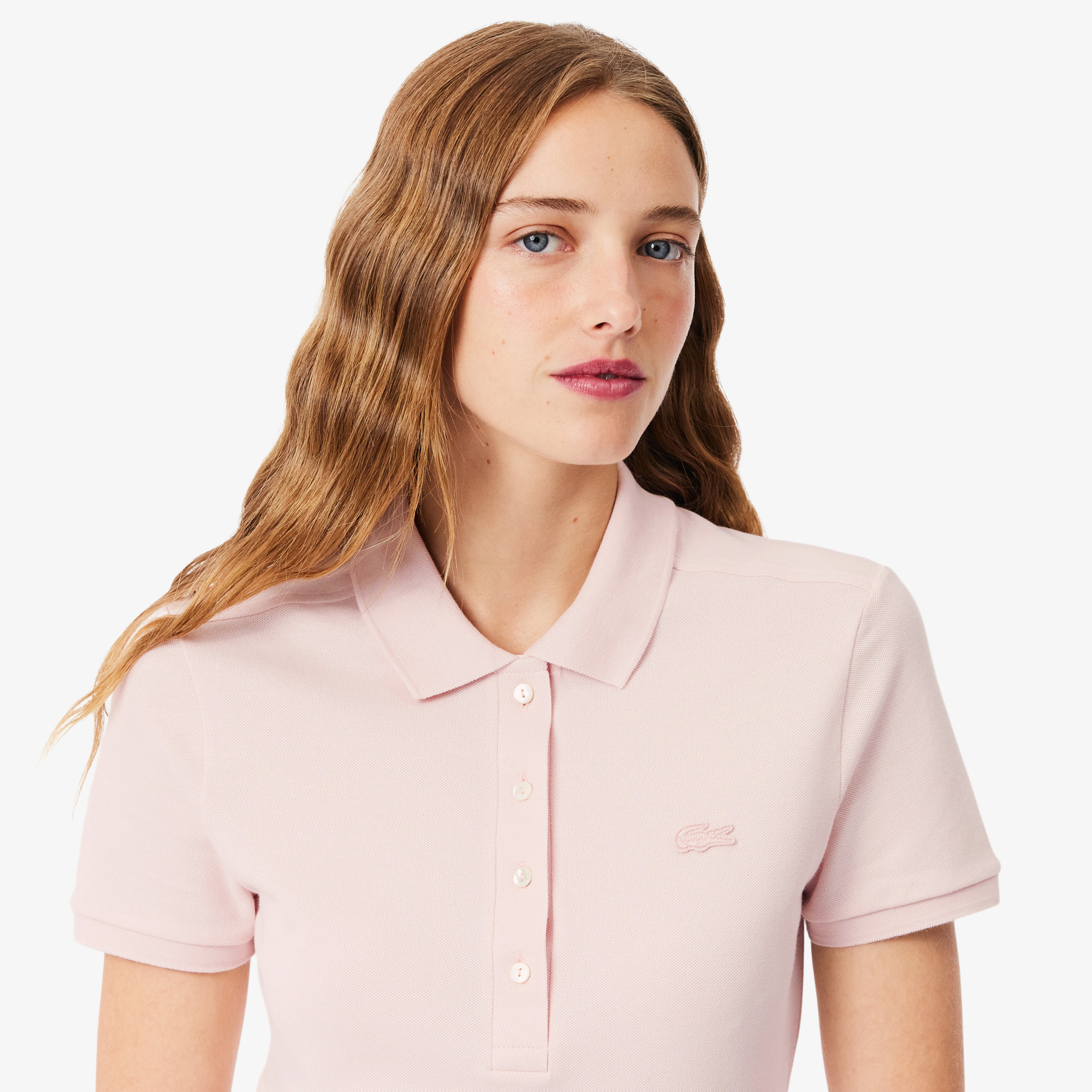 Đầm Polo Lacoste Nữ Piqué Ôm Dáng Co Dãn