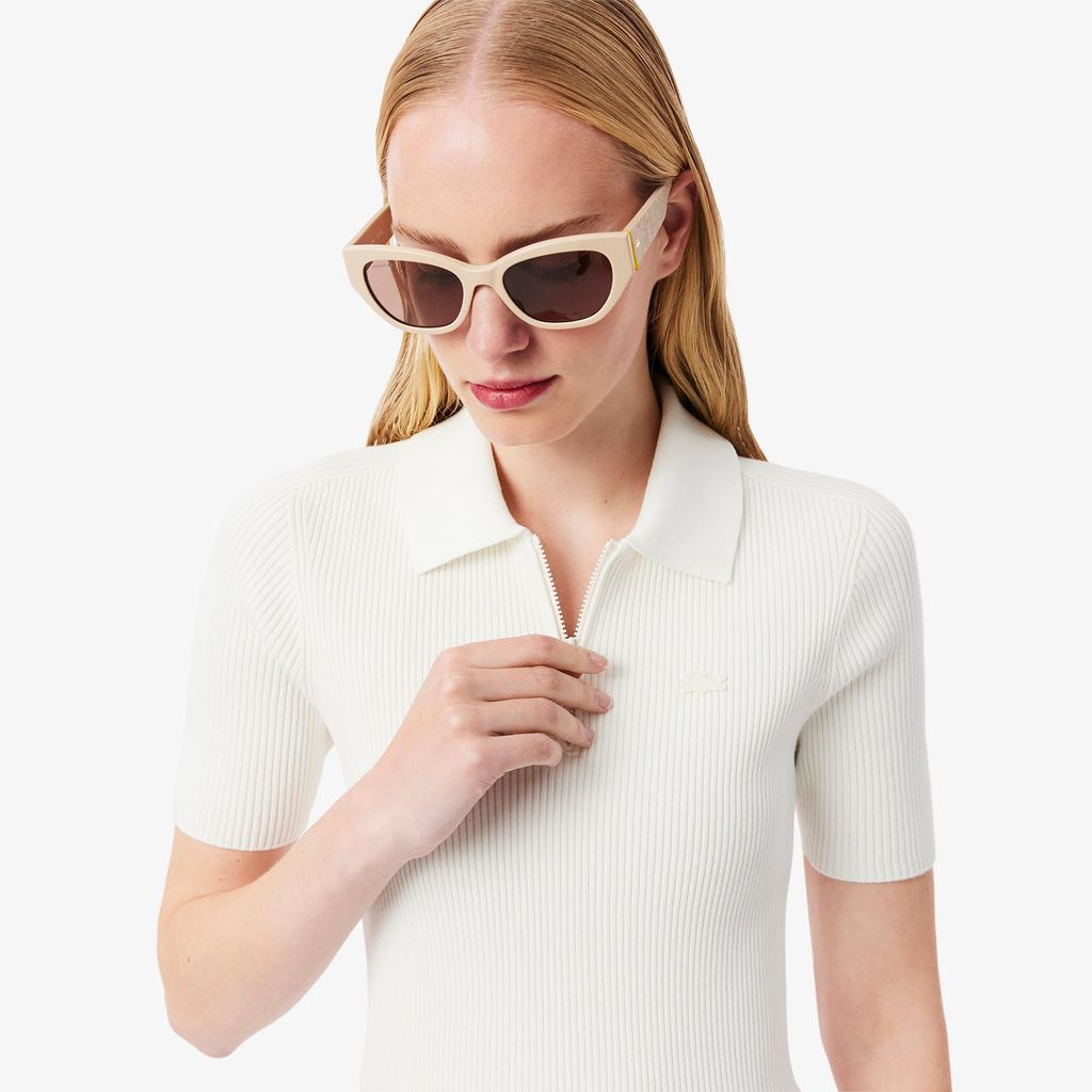 Đầm Polo Lacoste Nữ Xếp Ly