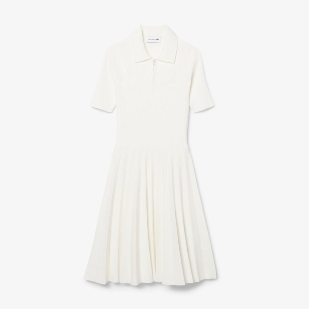 Đầm Polo Lacoste Nữ Xếp Ly