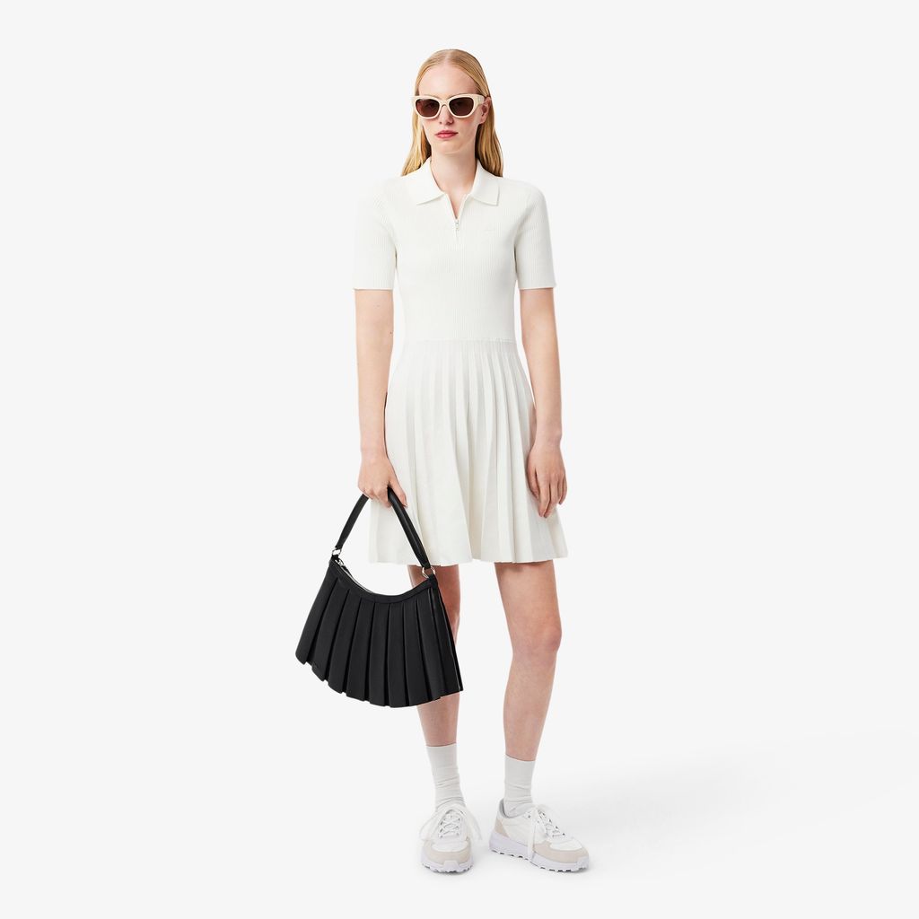 Đầm Polo Lacoste Nữ Xếp Ly