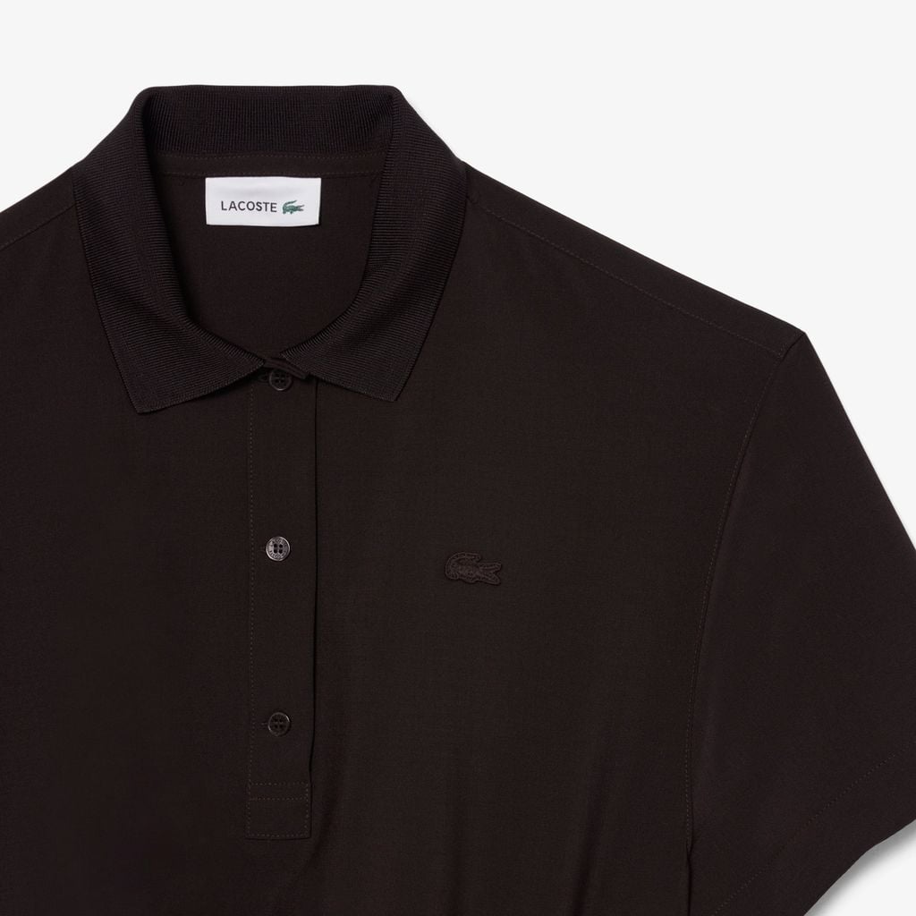 Đầm Polo Lacoste Nữ Dáng Chữ A Chất Liệu Pha Len Xếp Ly
