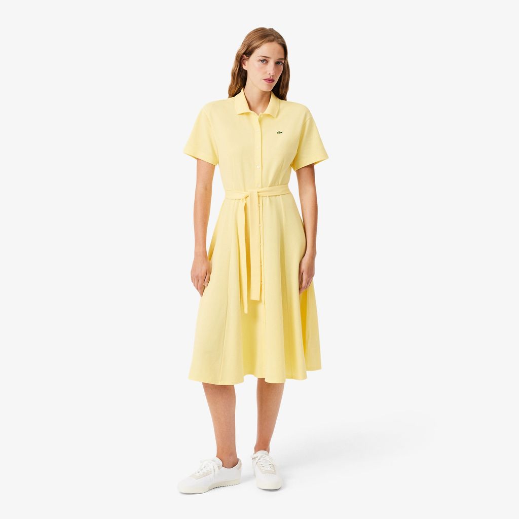 Đầm Polo Lacoste Nữ Dáng Xòe Chất Liệu Mini-Piqué