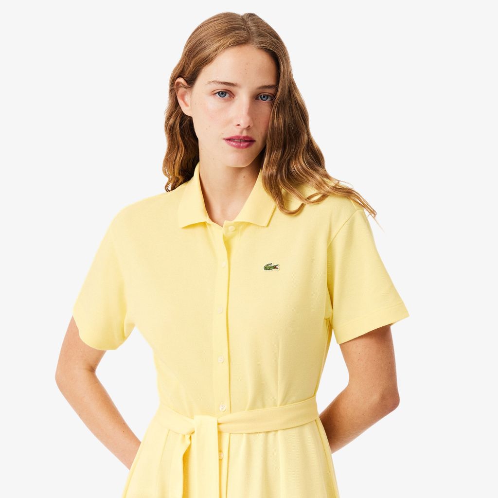 Đầm Polo Lacoste Nữ Dáng Xòe Chất Liệu Mini-Piqué