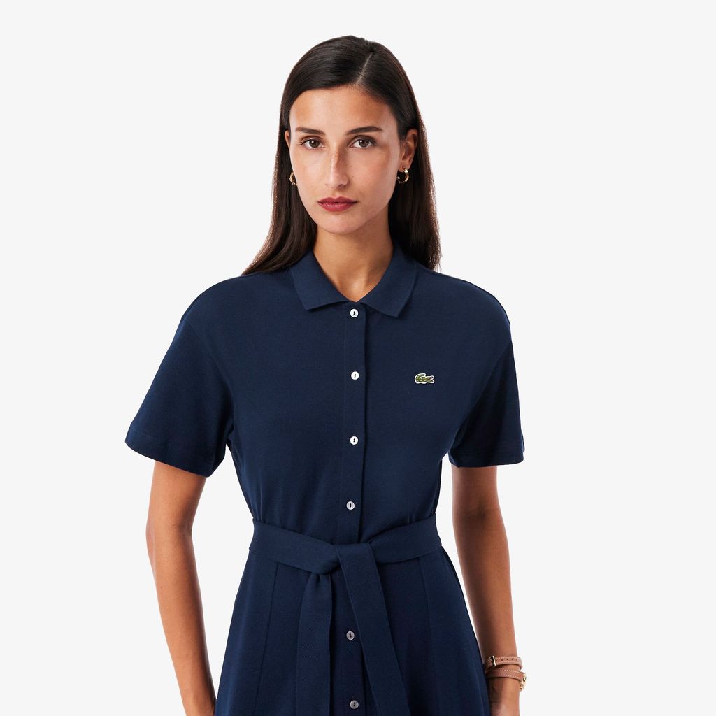 Đầm Polo Lacoste Nữ Dáng Xòe Chất Liệu Mini-Piqué