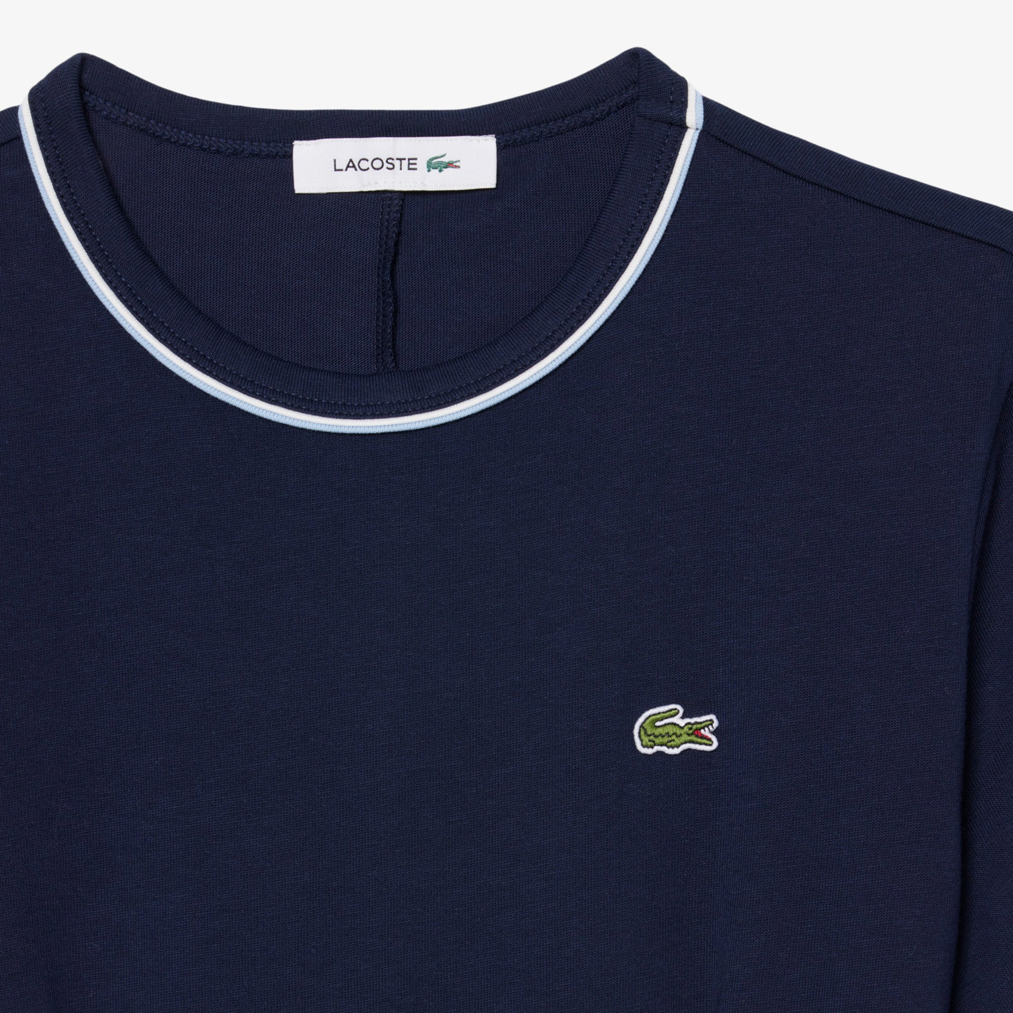 Đầm Lacoste Nữ Dáng Chữ A Chất Liệu Jersey Điểm Nhấn Viền Trang Trí