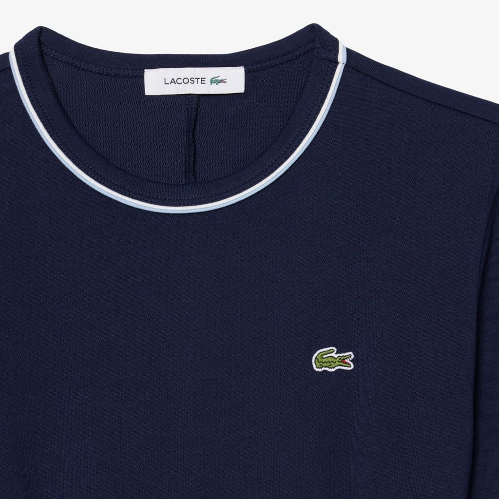 Đầm Lacoste Nữ Dáng Chữ A Chất Liệu Jersey Điểm Nhấn Viền Trang Trí