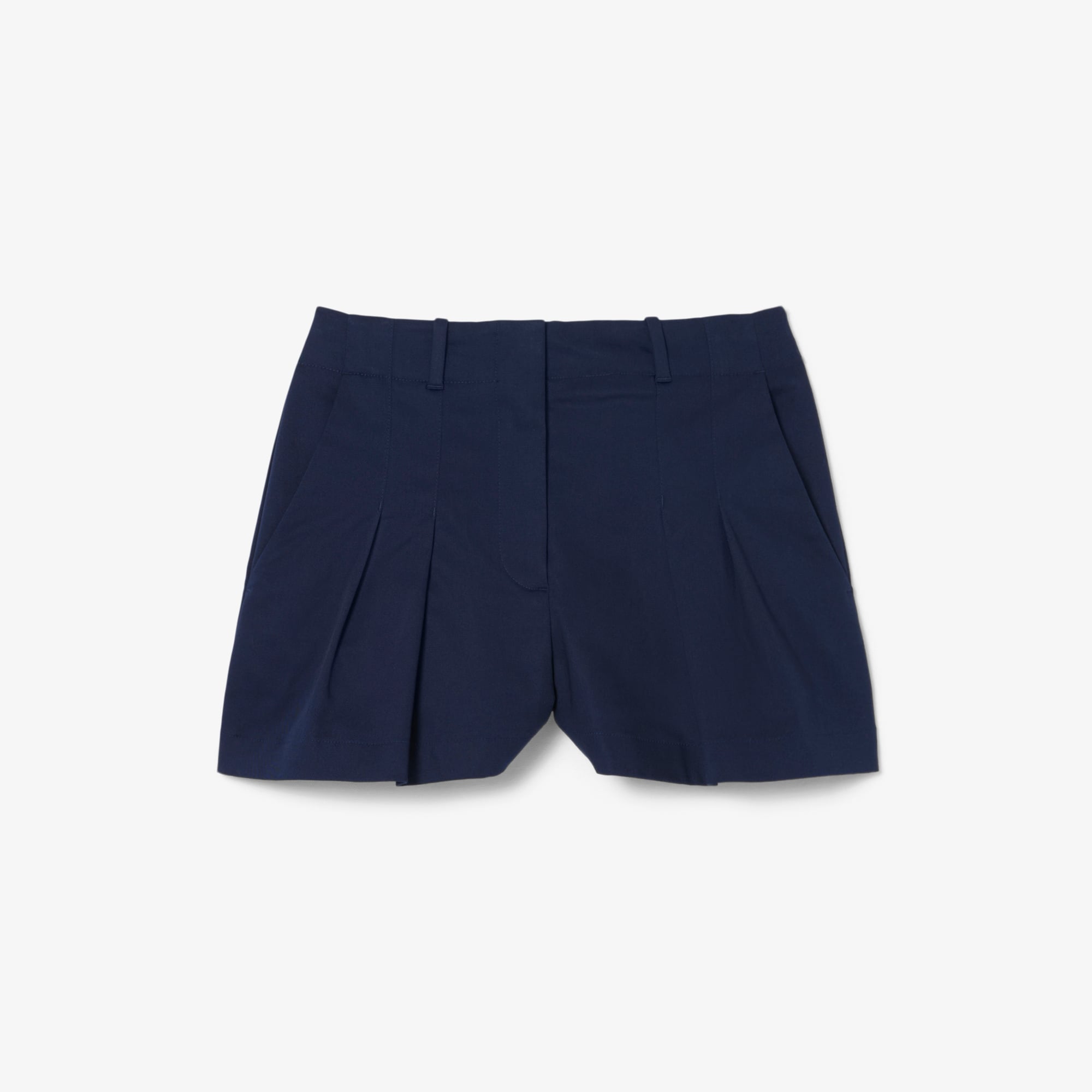 Quần Ngắn Lacoste Nữ Dáng Oversize Chất Liệu Cotton Gabardine