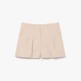 Quần Ngắn Lacoste Nữ Dáng Oversize Chất Liệu Cotton Gabardine