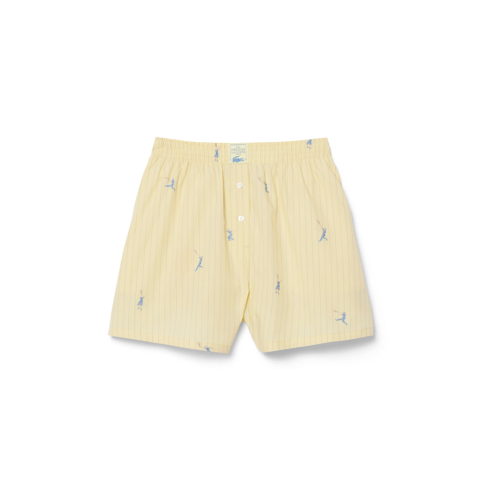 Quần Ngắn Lacoste Nữ Dáng Oversize Chất Liệu Cotton Poplin Dệt Nổi