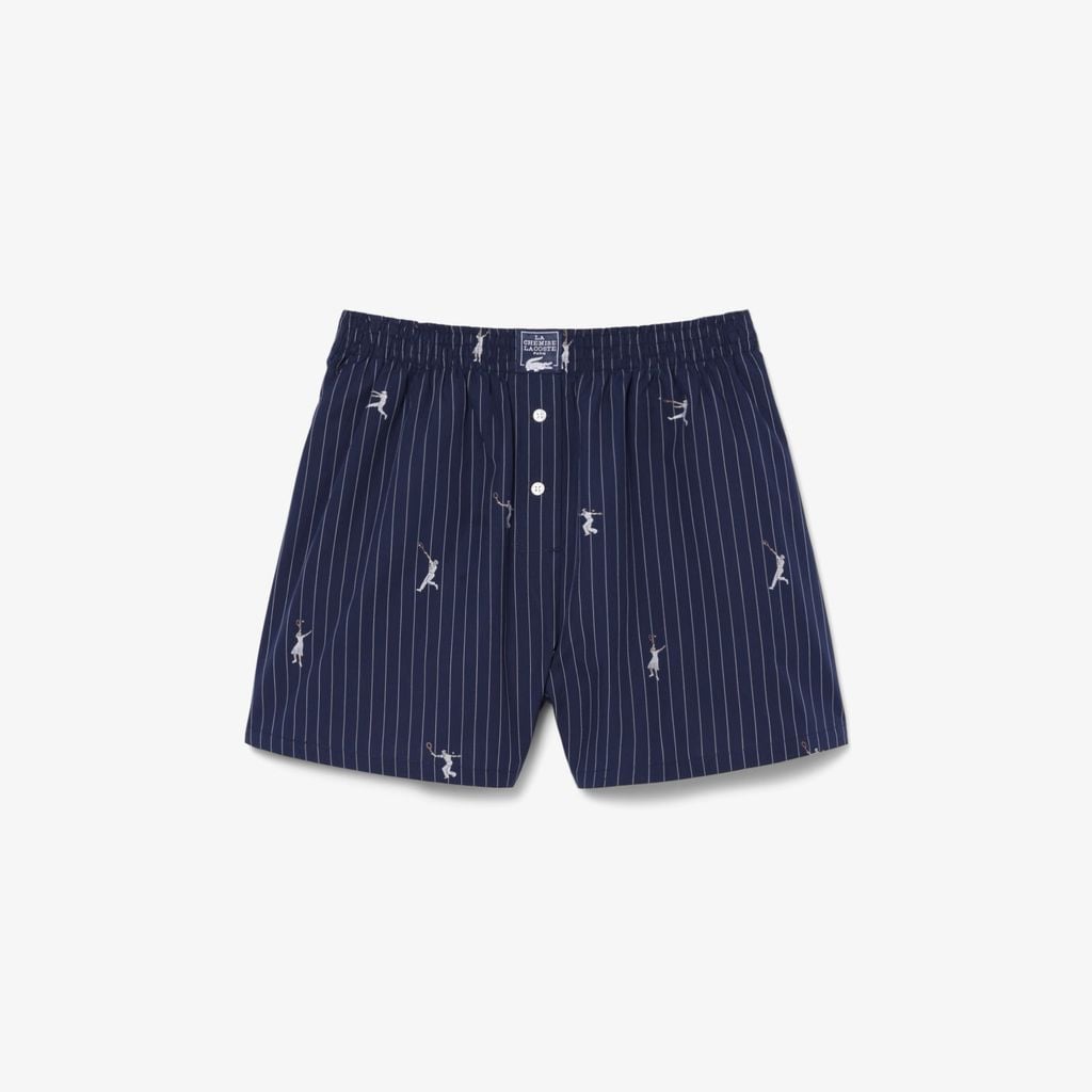 Quần Ngắn Lacoste Nữ Dáng Oversize Chất Liệu Cotton Poplin Dệt Nổi