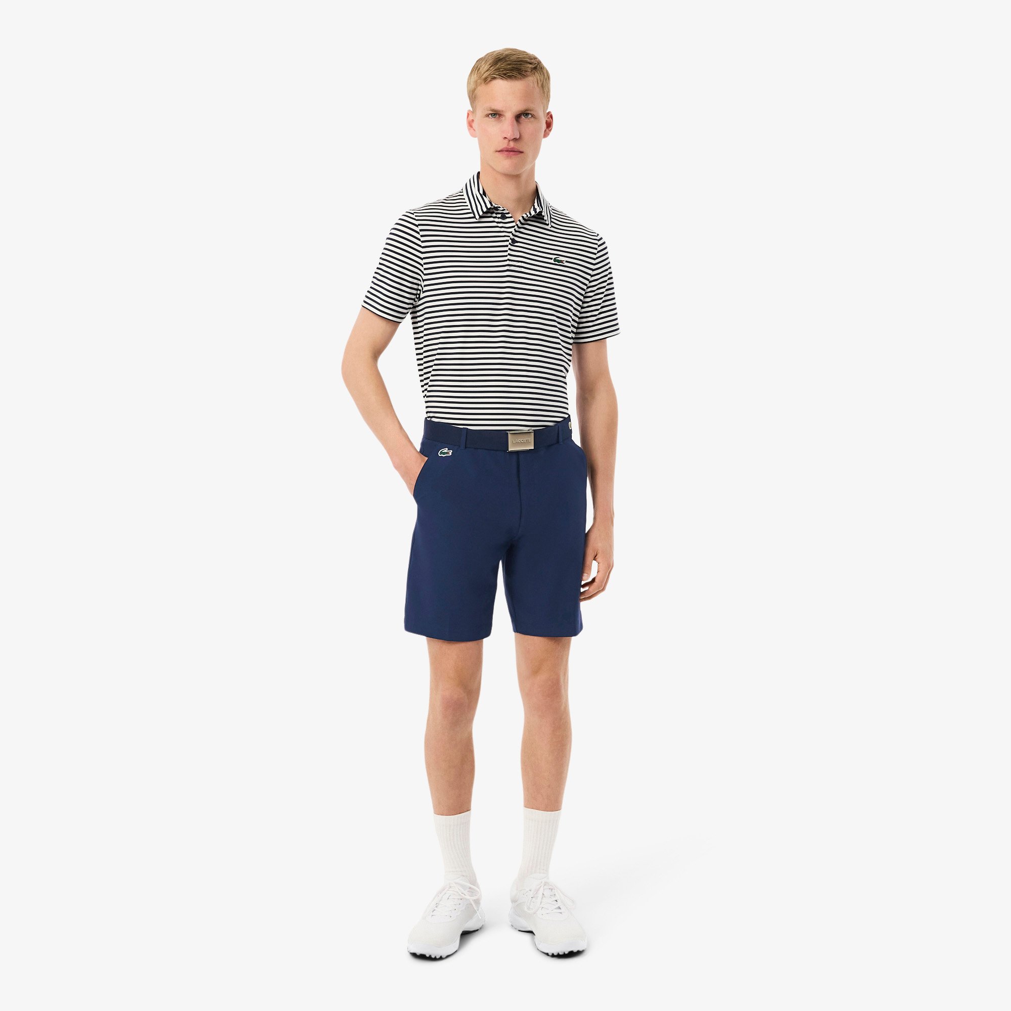 Quần Ngắn Golf Lacoste Nam Công Nghệ Ultra-Dry