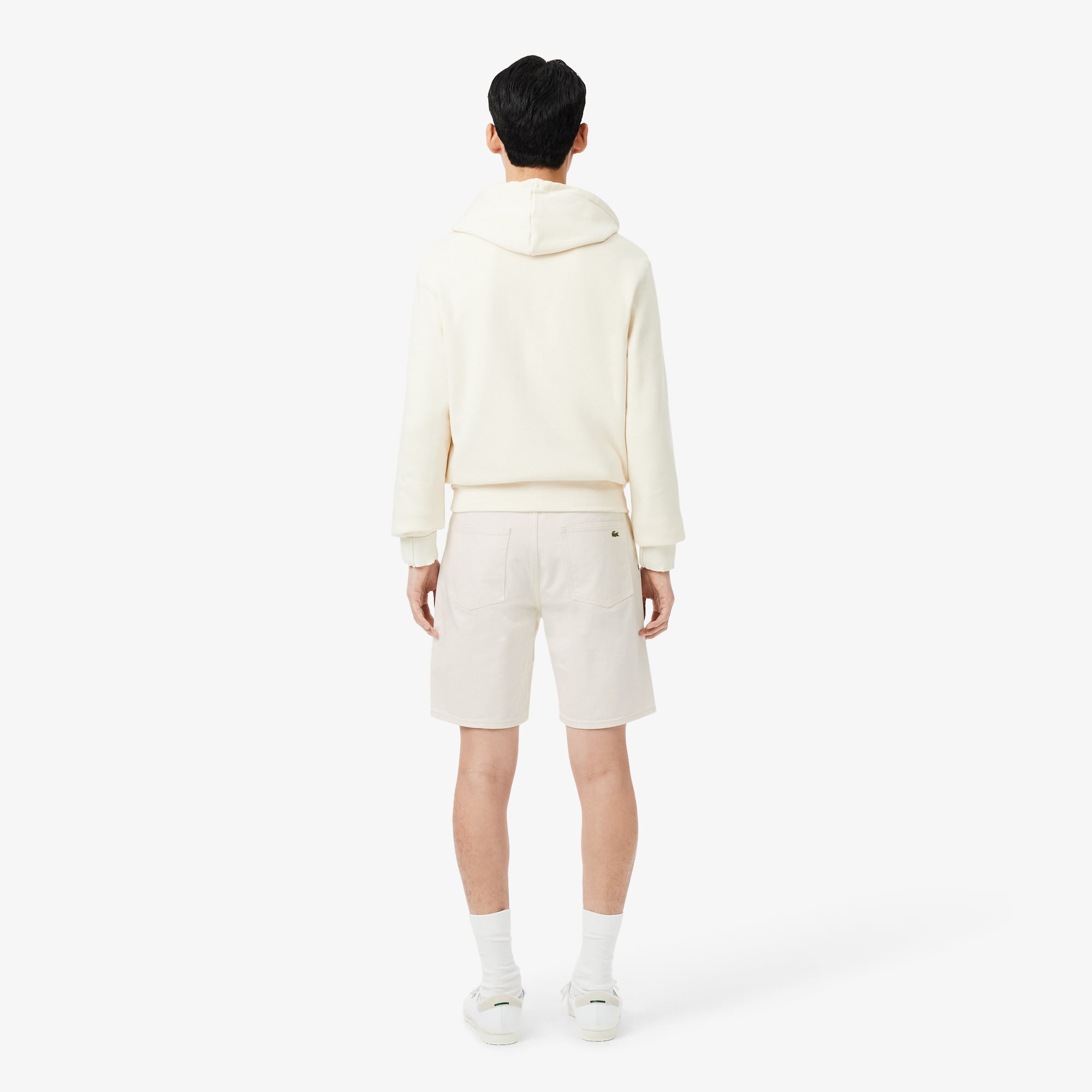 Quần Ngắn Bermuda Lacoste Nam Dáng Thẳng Chất Liệu Denim