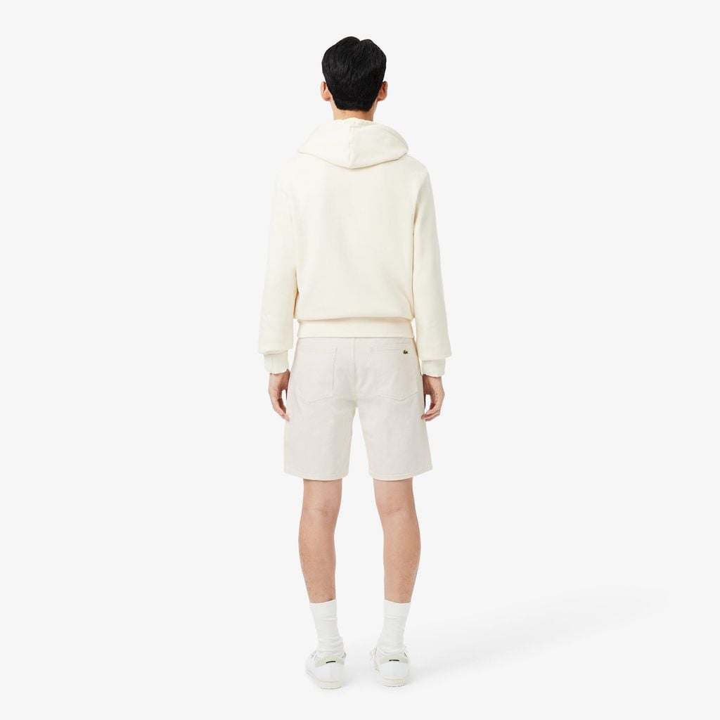 Quần Ngắn Bermuda Lacoste Nam Dáng Thẳng Chất Liệu Denim