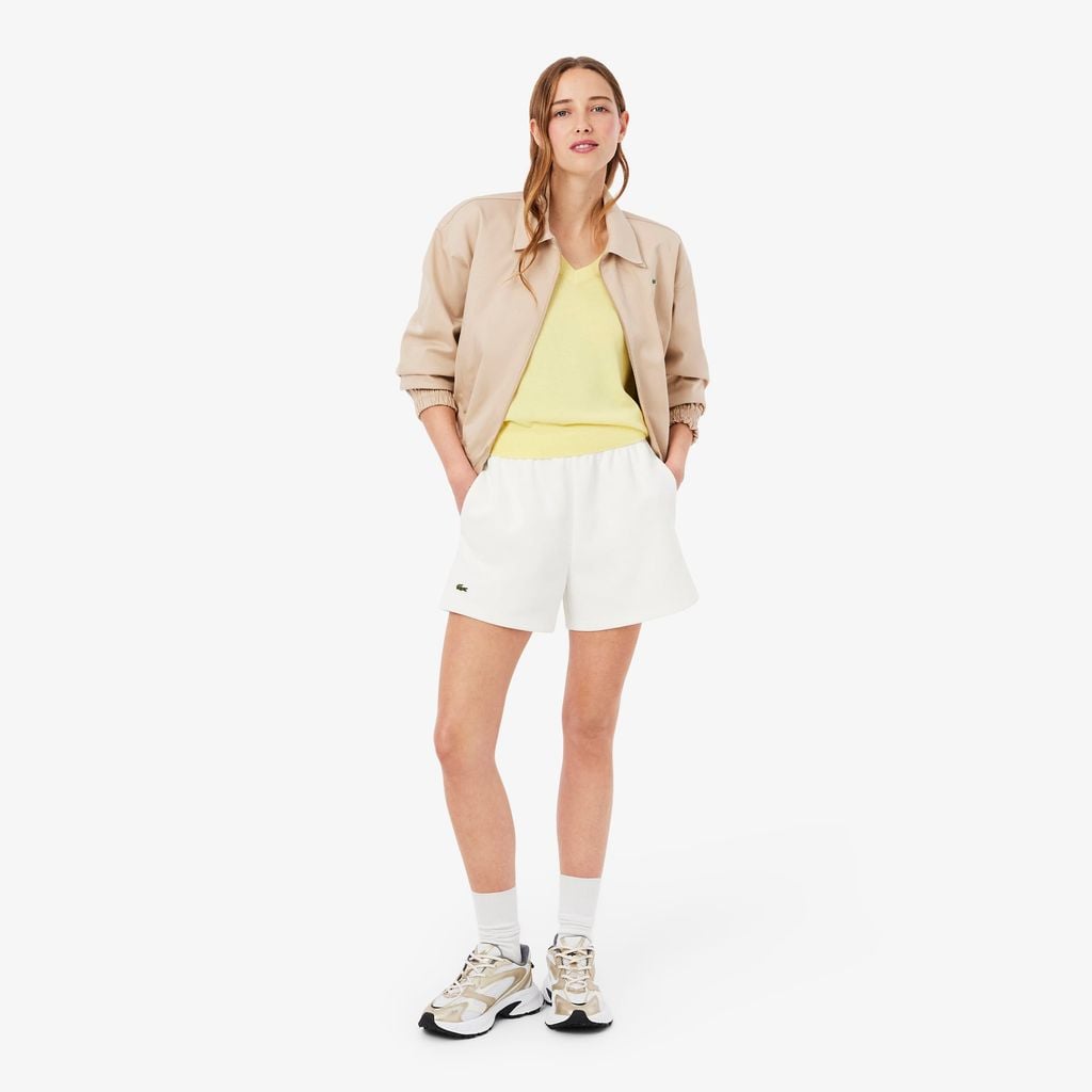 Quần Ngắn Lacoste Nữ Piqué Double Face