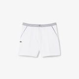 Quần Ngắn Lacoste Nữ Ống Suông Chất Liệu Piqué Sản Xuất Tại Pháp