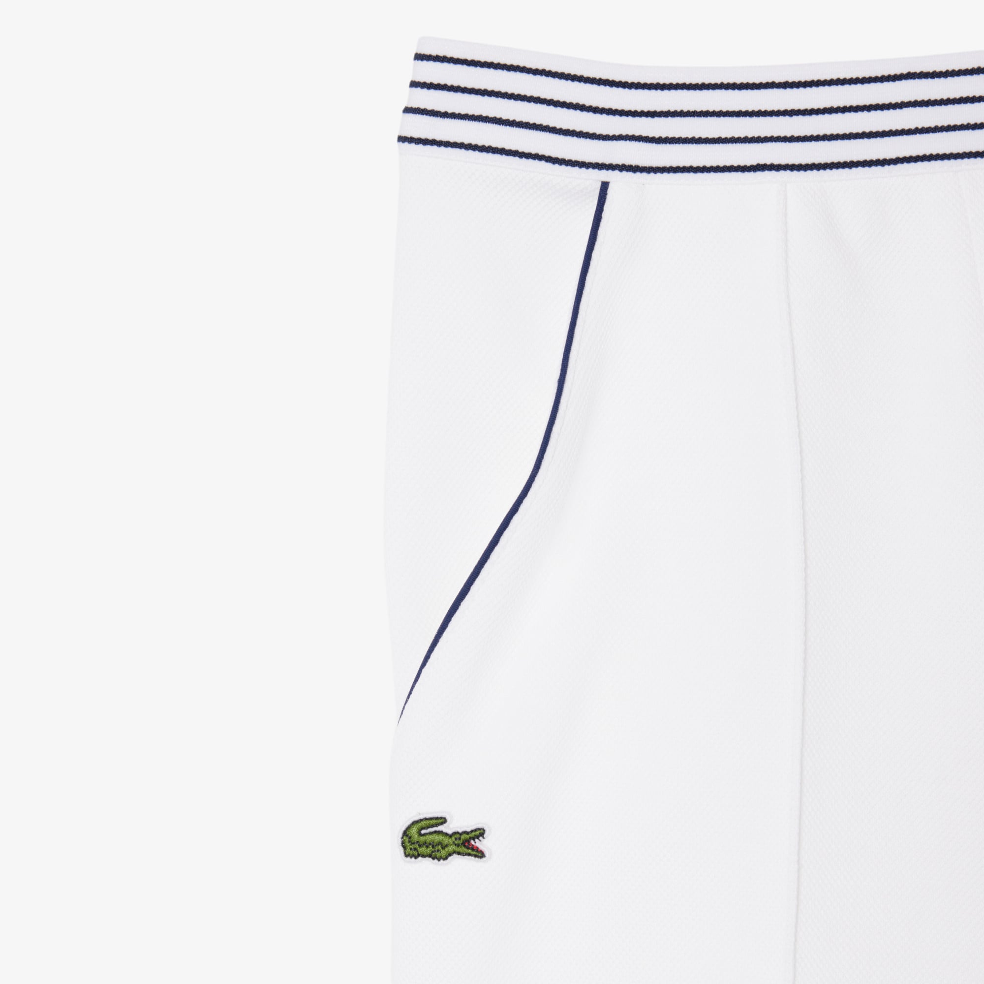 Quần Ngắn Lacoste Nữ Ống Suông Chất Liệu Piqué Sản Xuất Tại Pháp