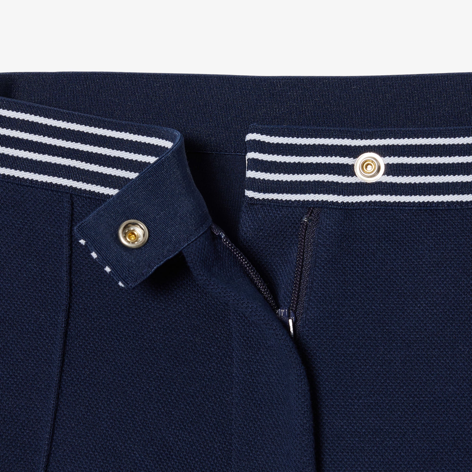 Quần Ngắn Lacoste Nữ Ống Suông Chất Liệu Piqué Sản Xuất Tại Pháp