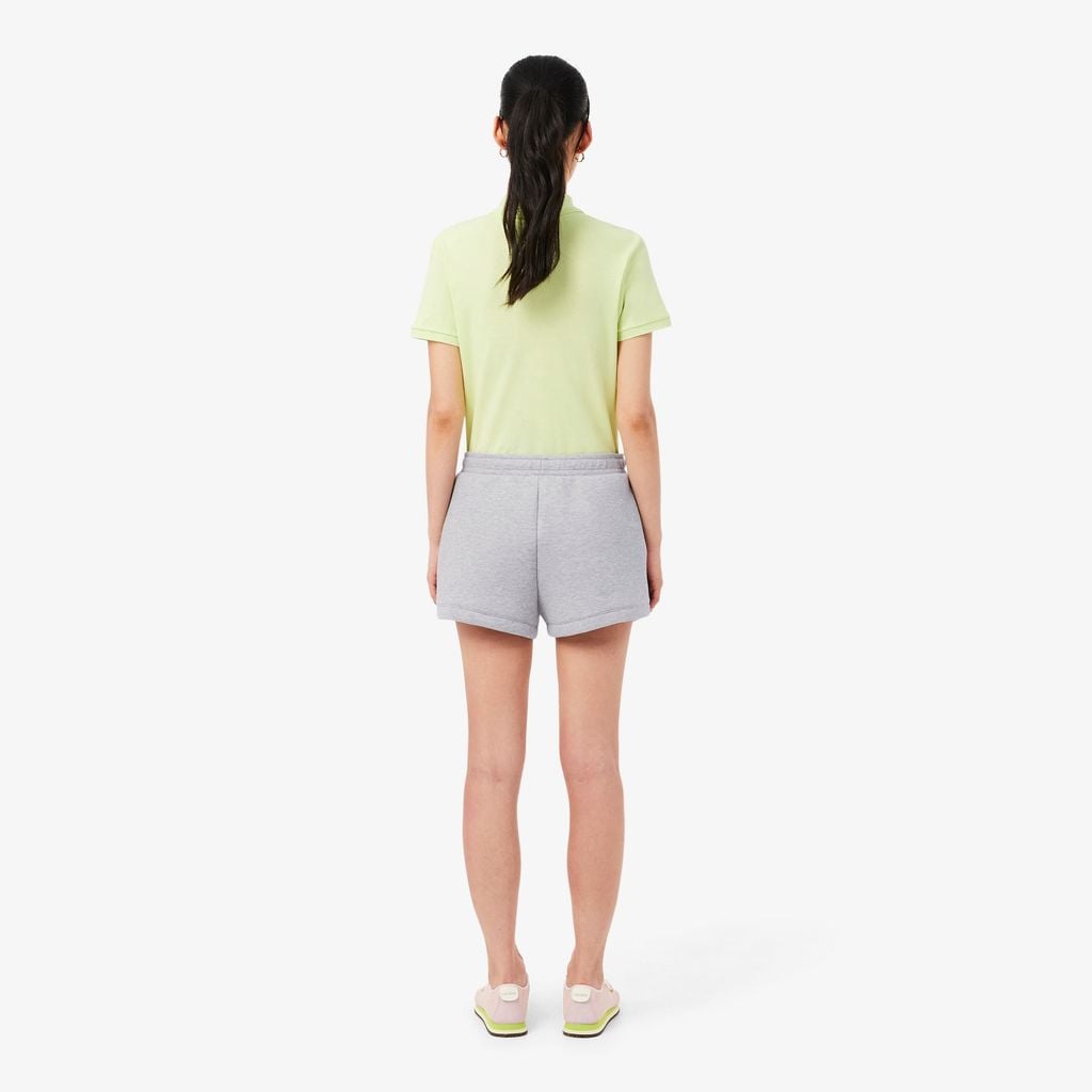 Quần Ngắn Lacoste Nữ Ống Suông Chất Liệu Cotton Xếp Ly