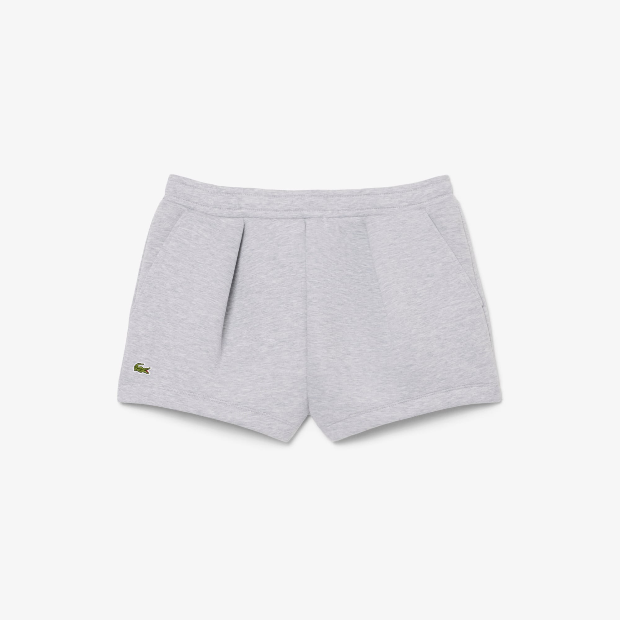 Quần Ngắn Lacoste Nữ Ống Suông Chất Liệu Cotton Xếp Ly