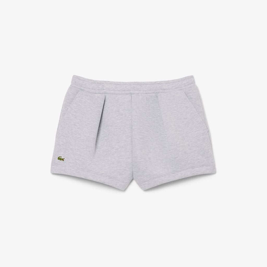 Quần Ngắn Lacoste Nữ Ống Suông Chất Liệu Cotton Xếp Ly