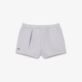 Quần Ngắn Lacoste Nữ Ống Suông Chất Liệu Cotton Xếp Ly