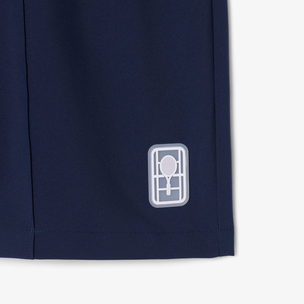 Quần Ngắn Tennis Lacoste Nam Heritage Ống Suông Co Giãn Công Nghệ Thoáng Khí