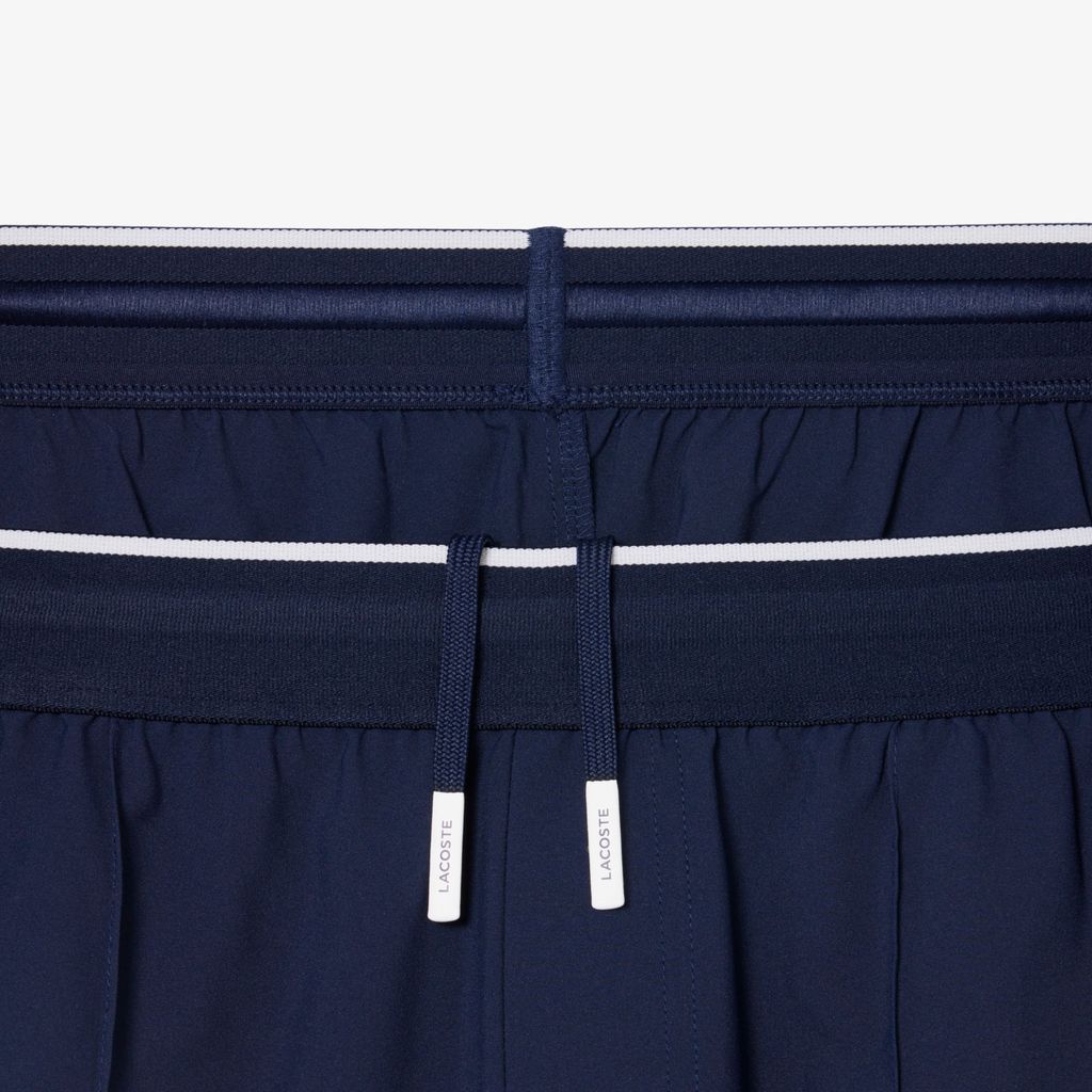 Quần Ngắn Tennis Lacoste Nam Heritage Ống Suông Co Giãn Công Nghệ Thoáng Khí