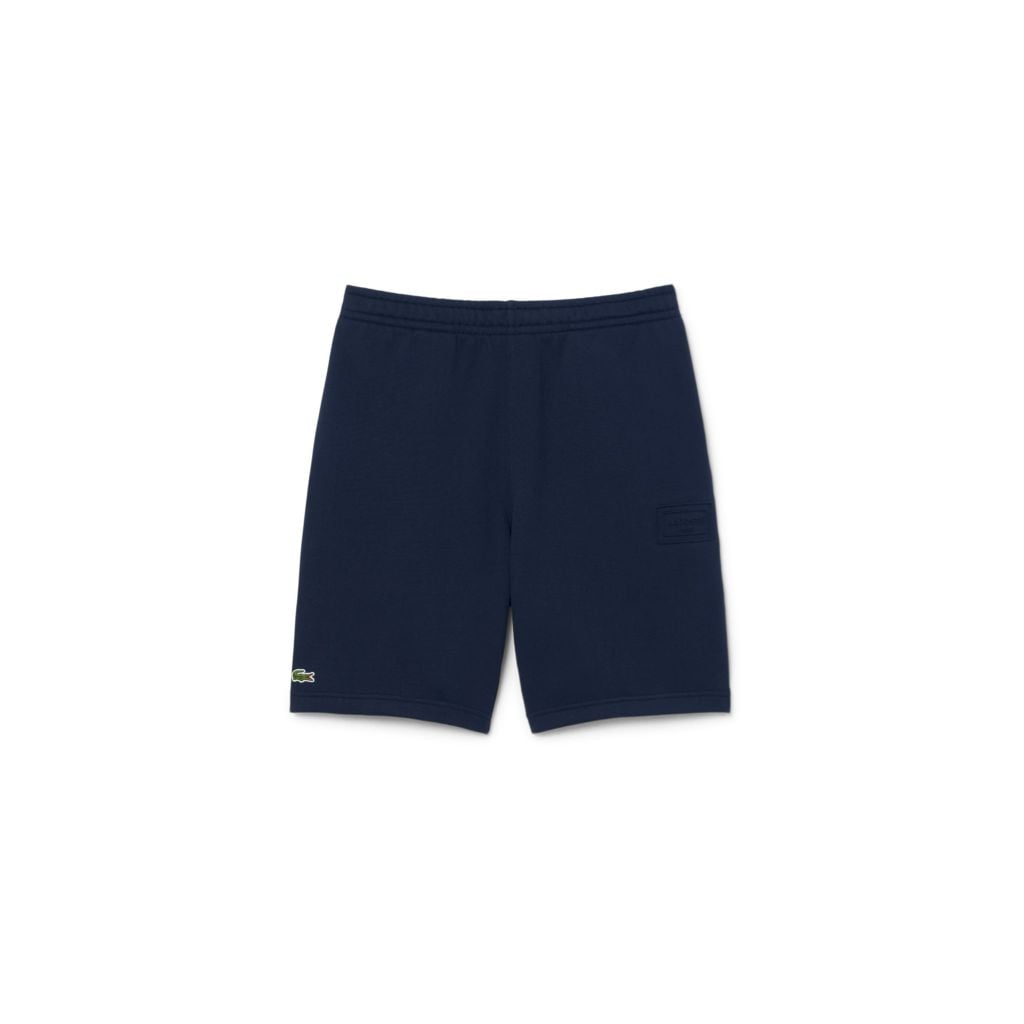 Quần Ngắn Lacoste Unisex Ống Suông Chất Liệu Nỉ