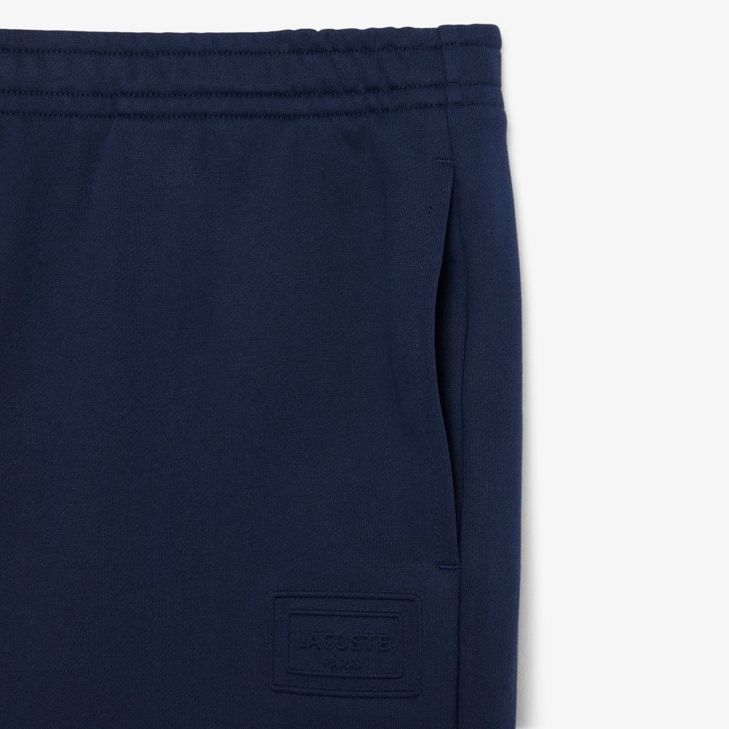 Quần Ngắn Lacoste Unisex Ống Suông Chất Liệu Nỉ