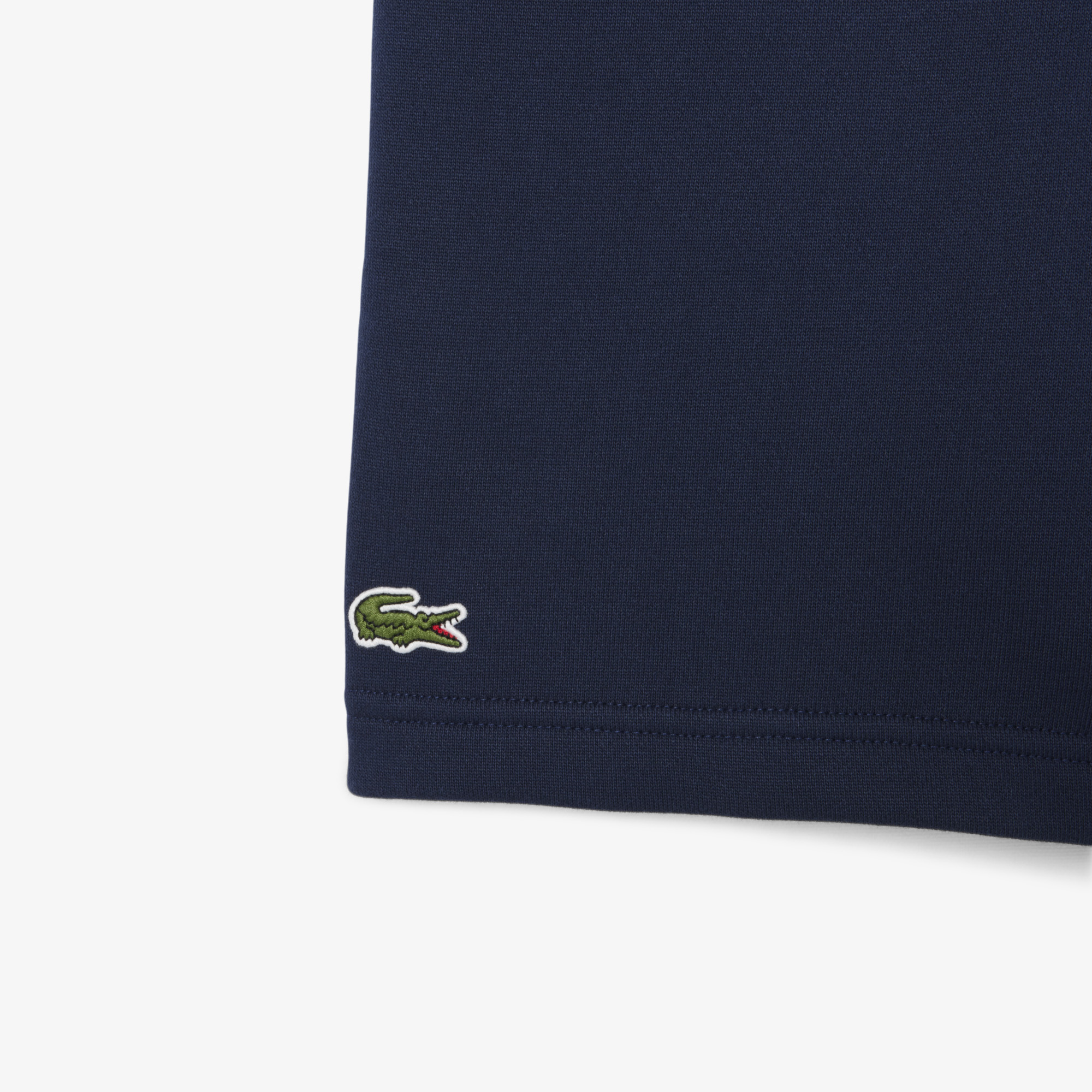 Quần Ngắn Lacoste Unisex Ống Suông Chất Liệu Nỉ