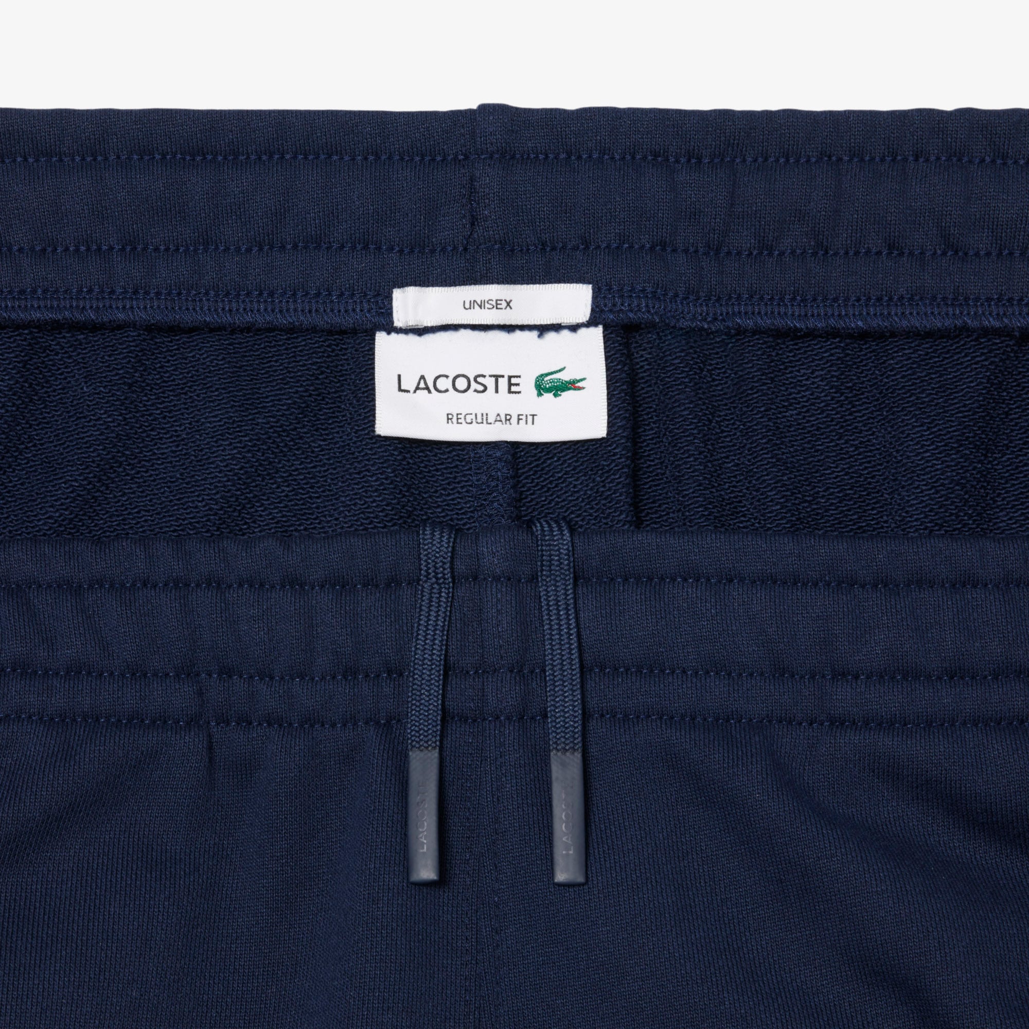 Quần Ngắn Lacoste Unisex Ống Suông Chất Liệu Nỉ